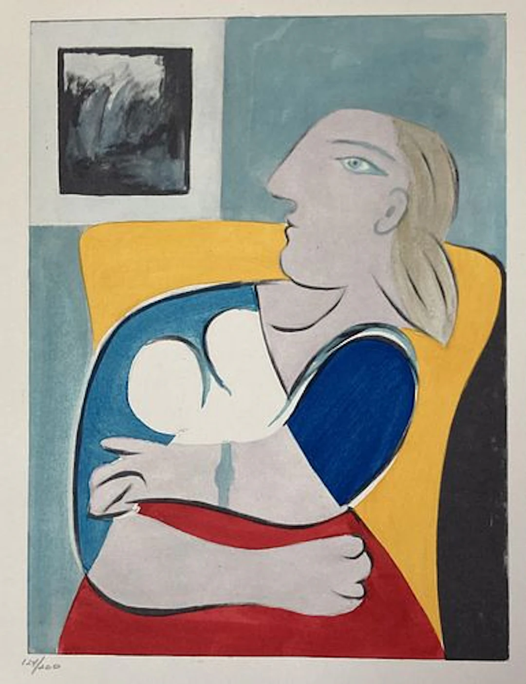Pablo Picasso (After) - Donna Nella Poltrona Gialla