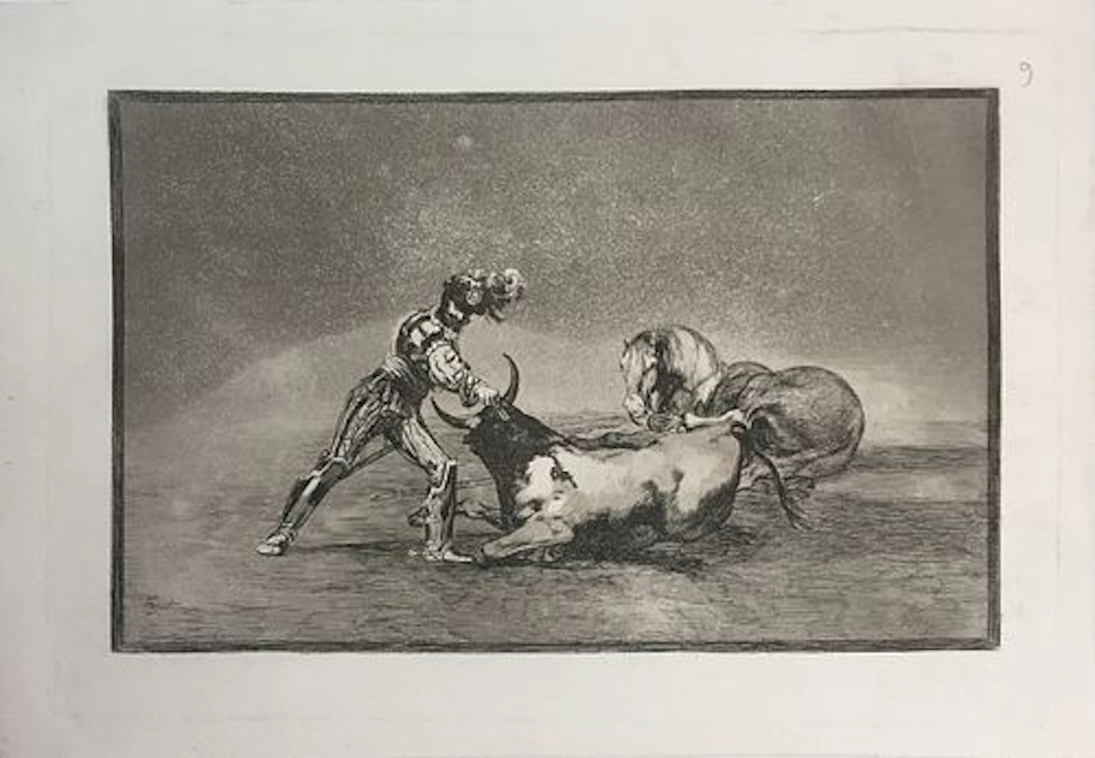 Francisco Jose De Goya Lucientes - La Tauromaquia Plate
