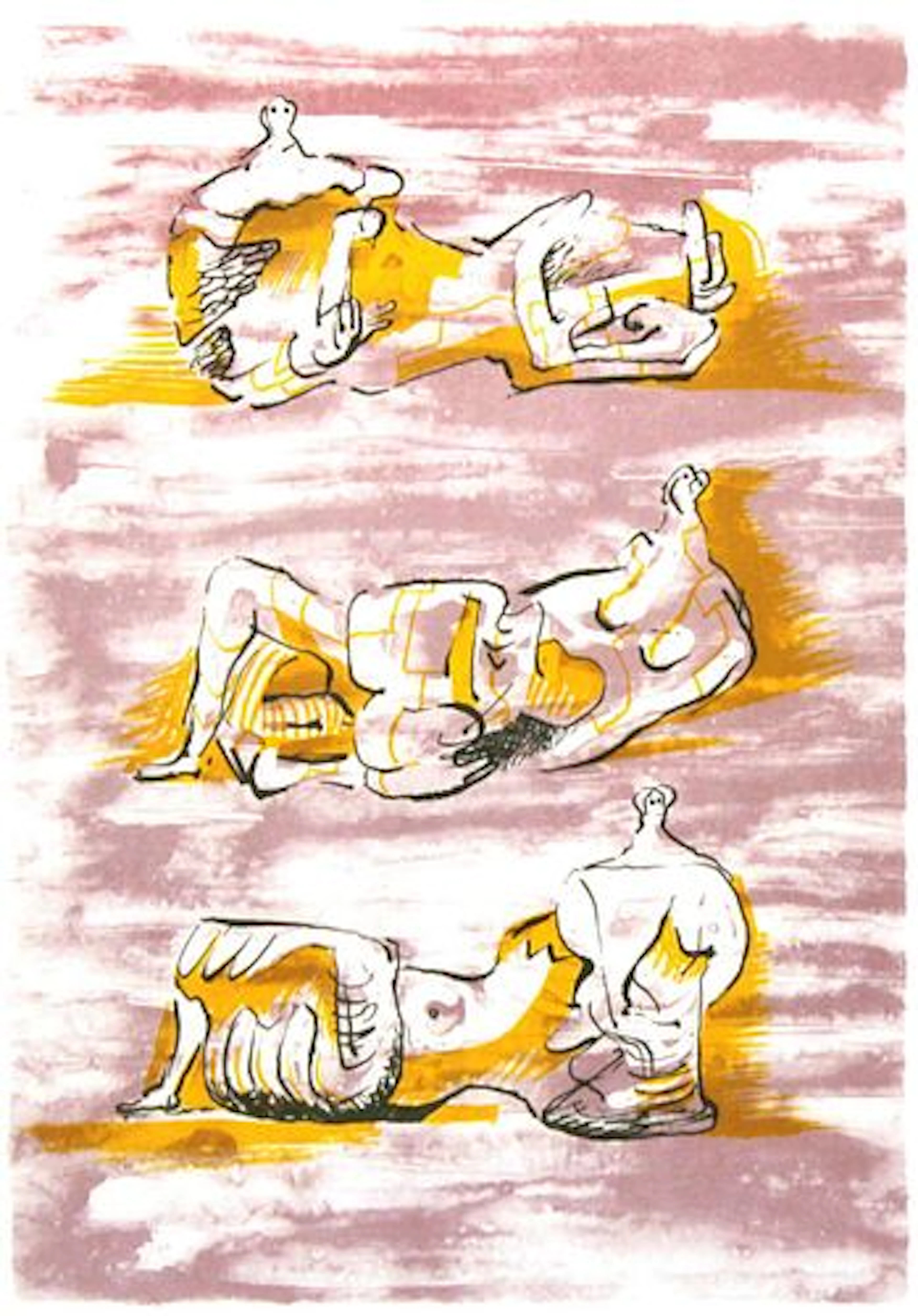 Henry Moore - Three Reclining Figures