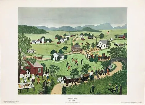 Grandma Moses - July Forth