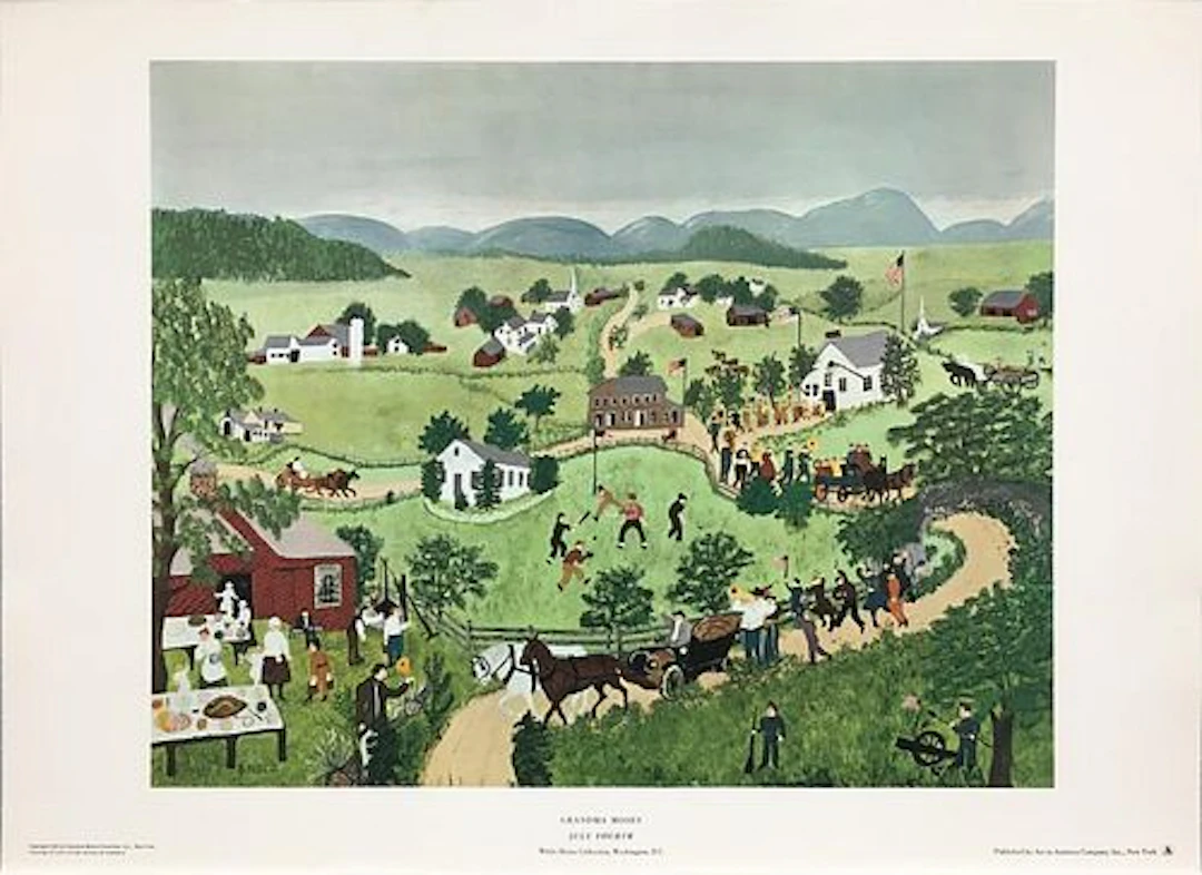 Grandma Moses - July Forth