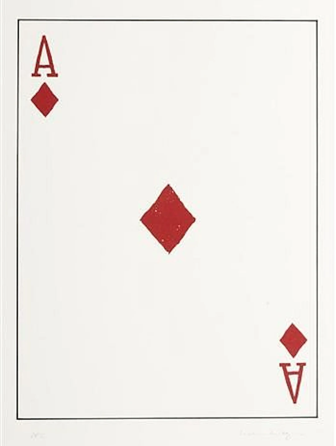 William Wegman - Ace of Diamonds