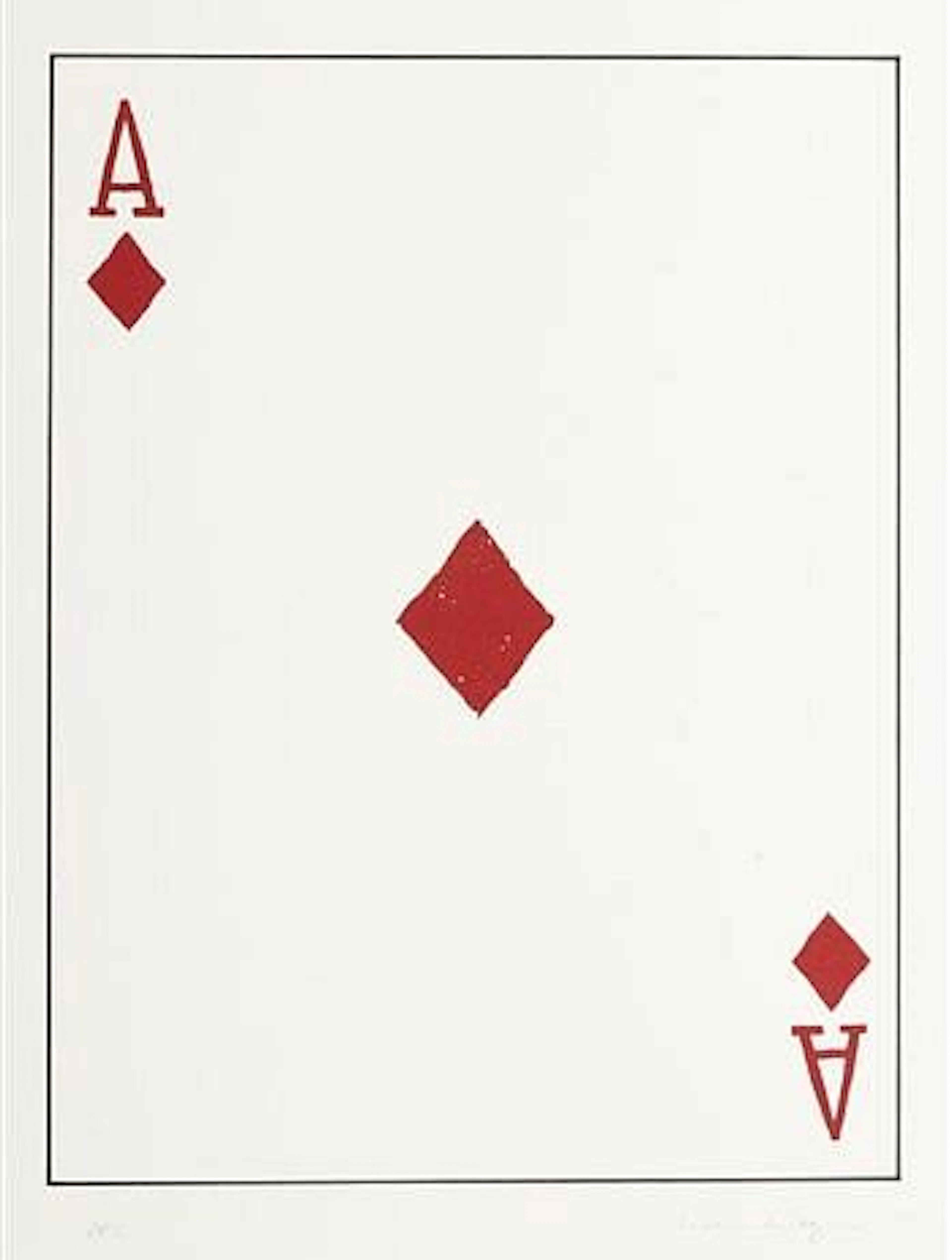 William Wegman - Ace of Diamonds