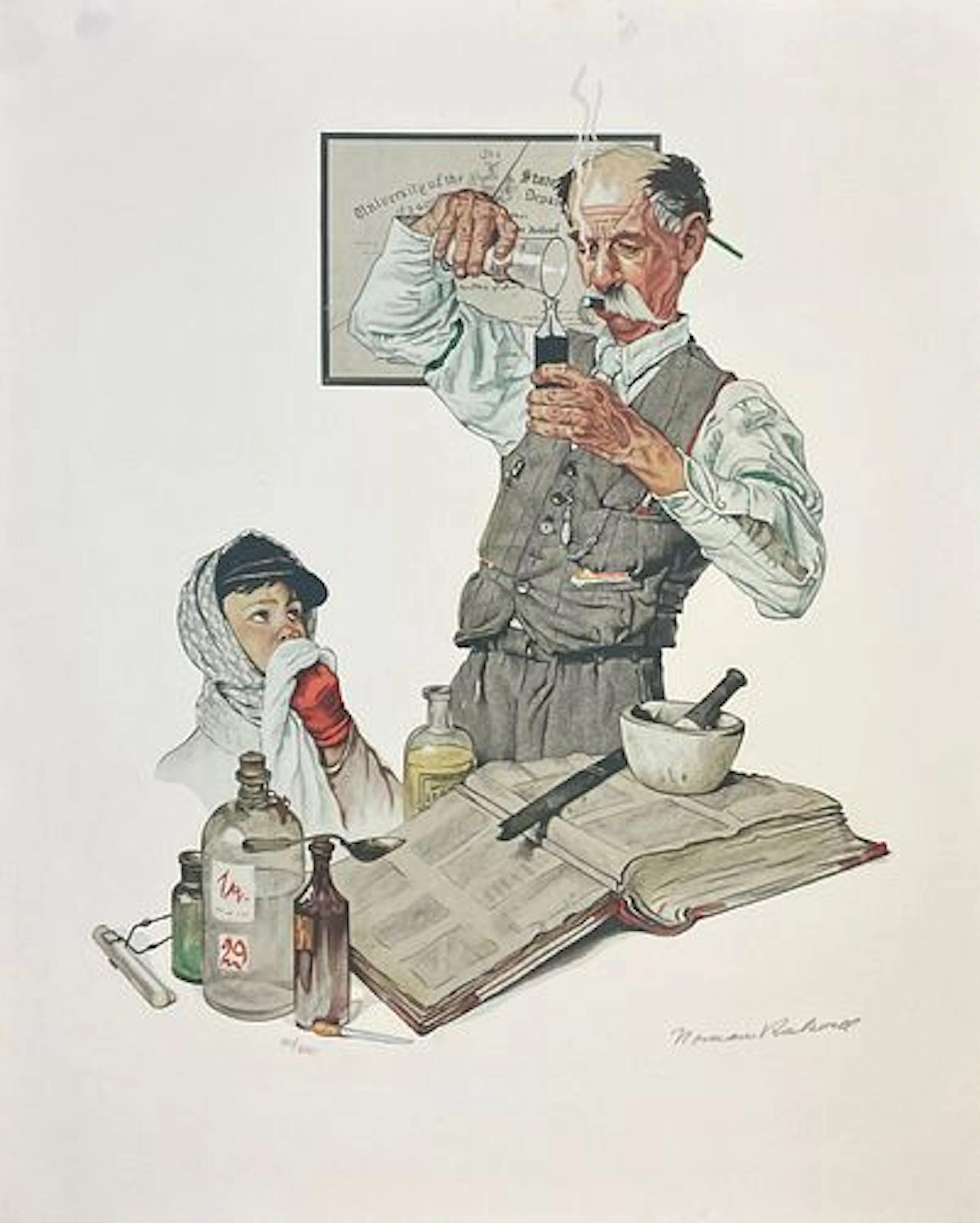 Norman Rockwell - Pharmacist