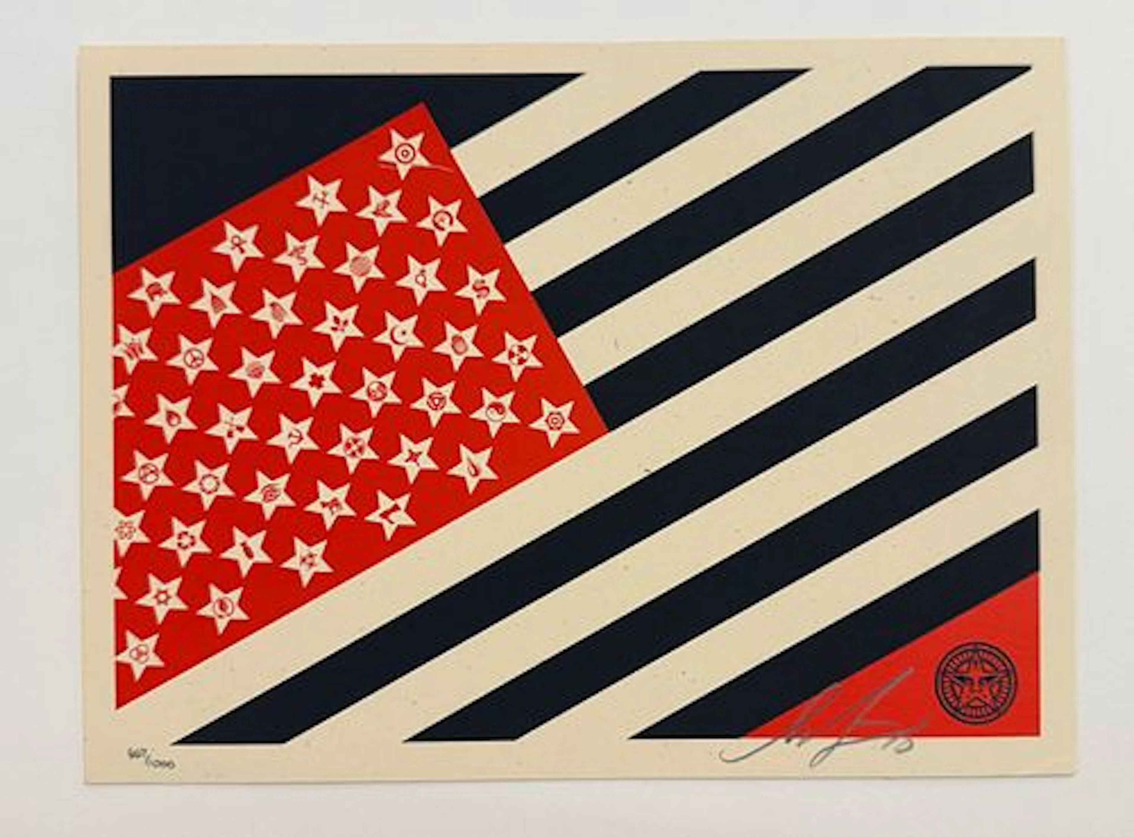 Shepard Fairey - Mayday Flag