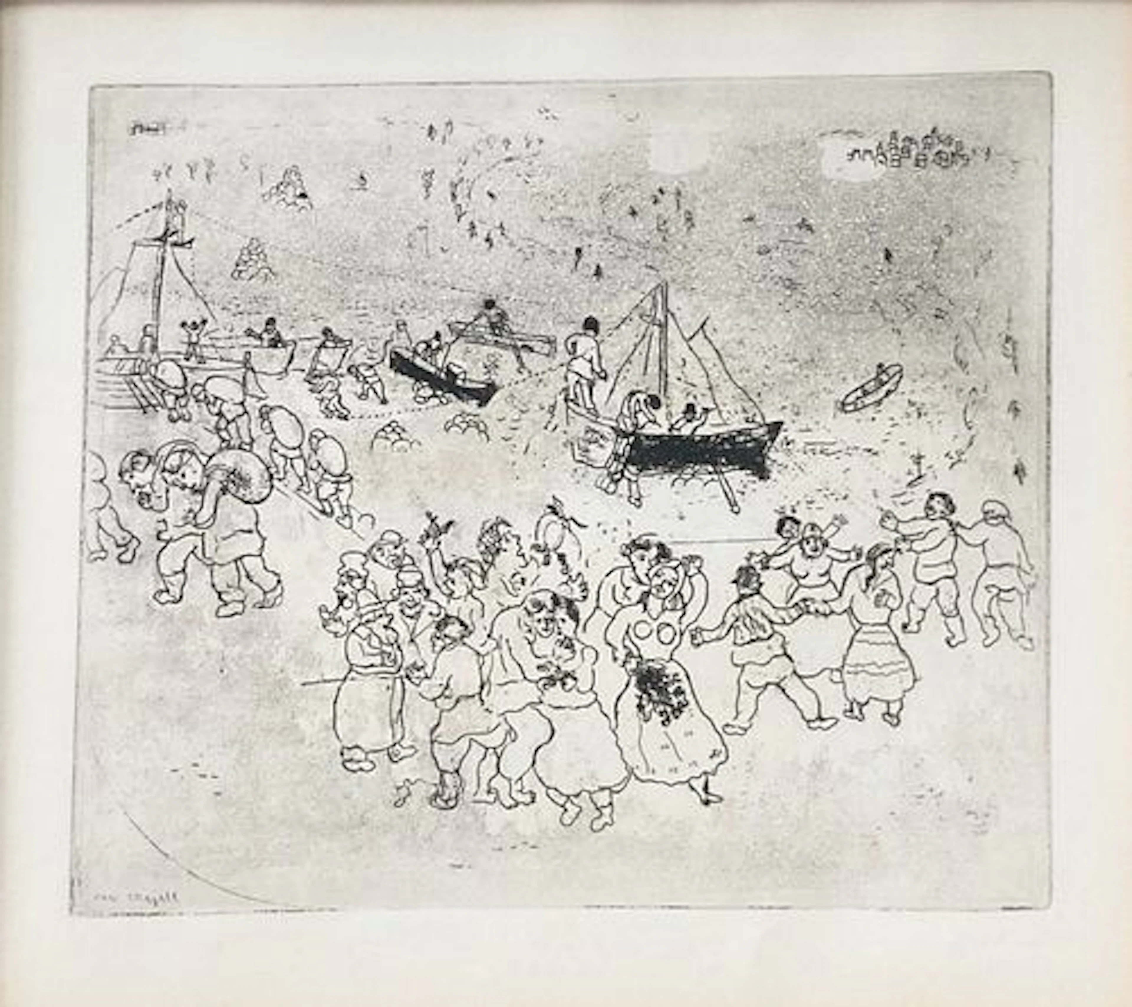 Marc Chagall - The Grain Wharf