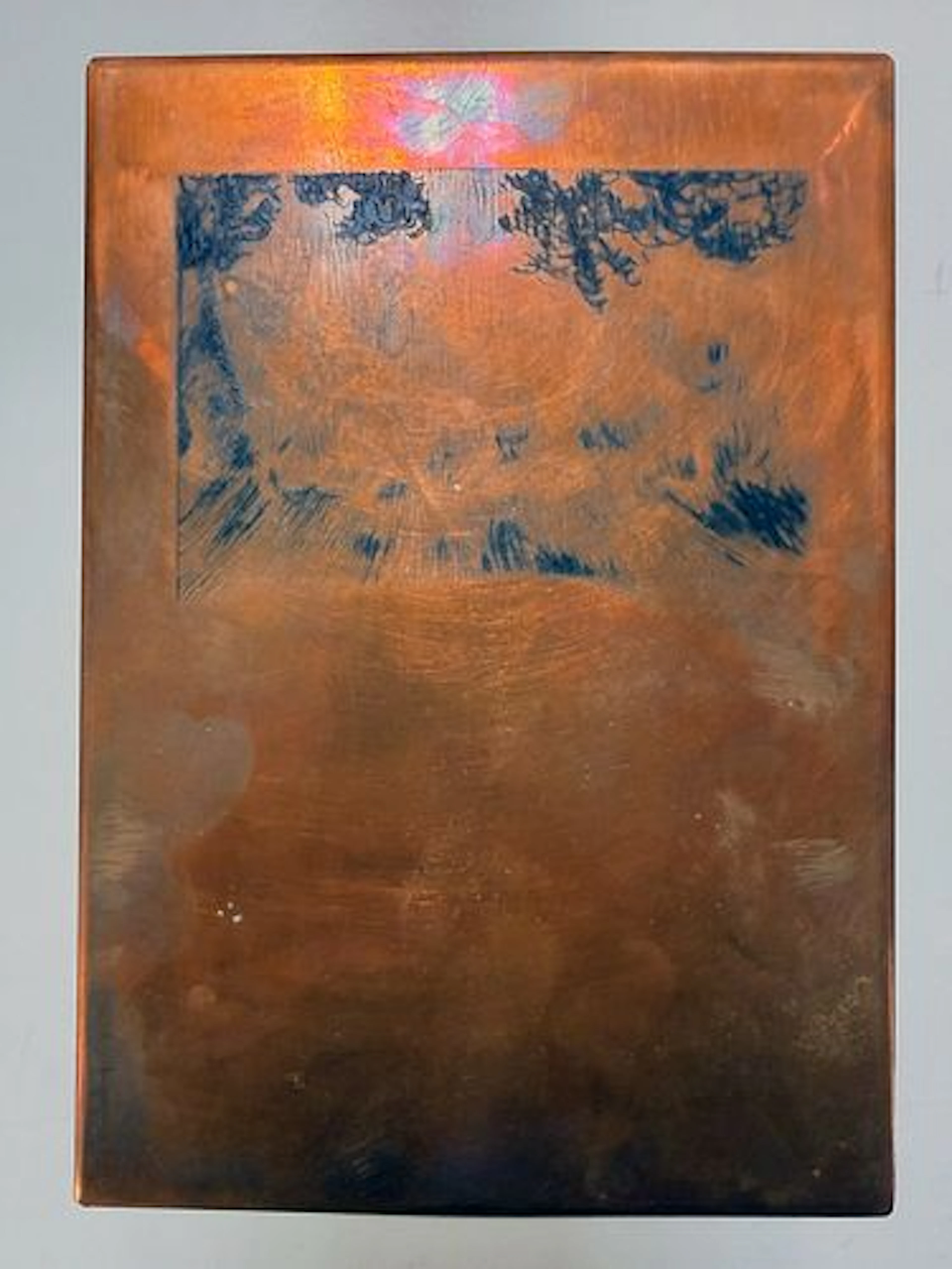 Louis Icart - Original Icart Printing Plate from ""Leda and the Swan""