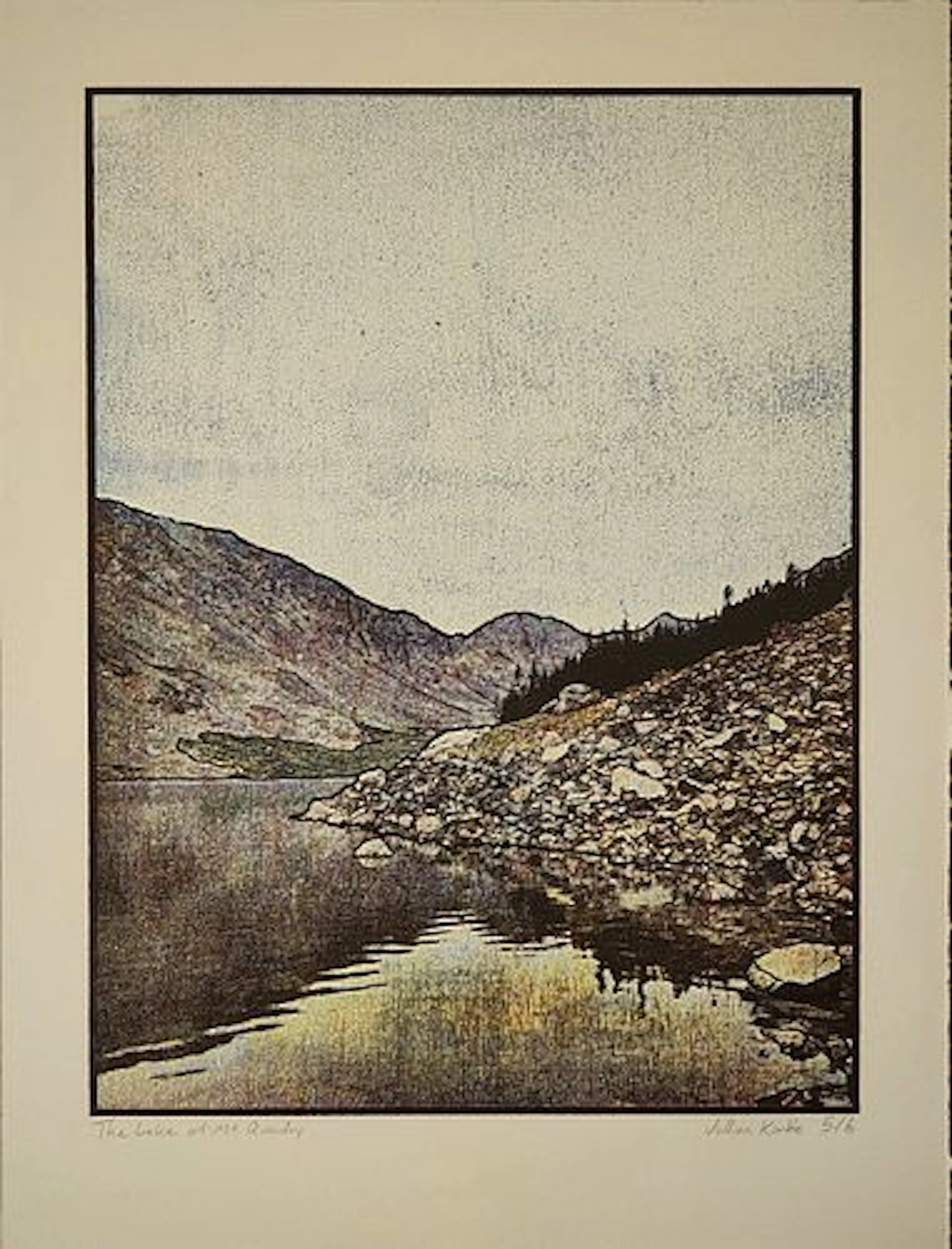 Julien Kimble - The Lake at Mt, Quandry