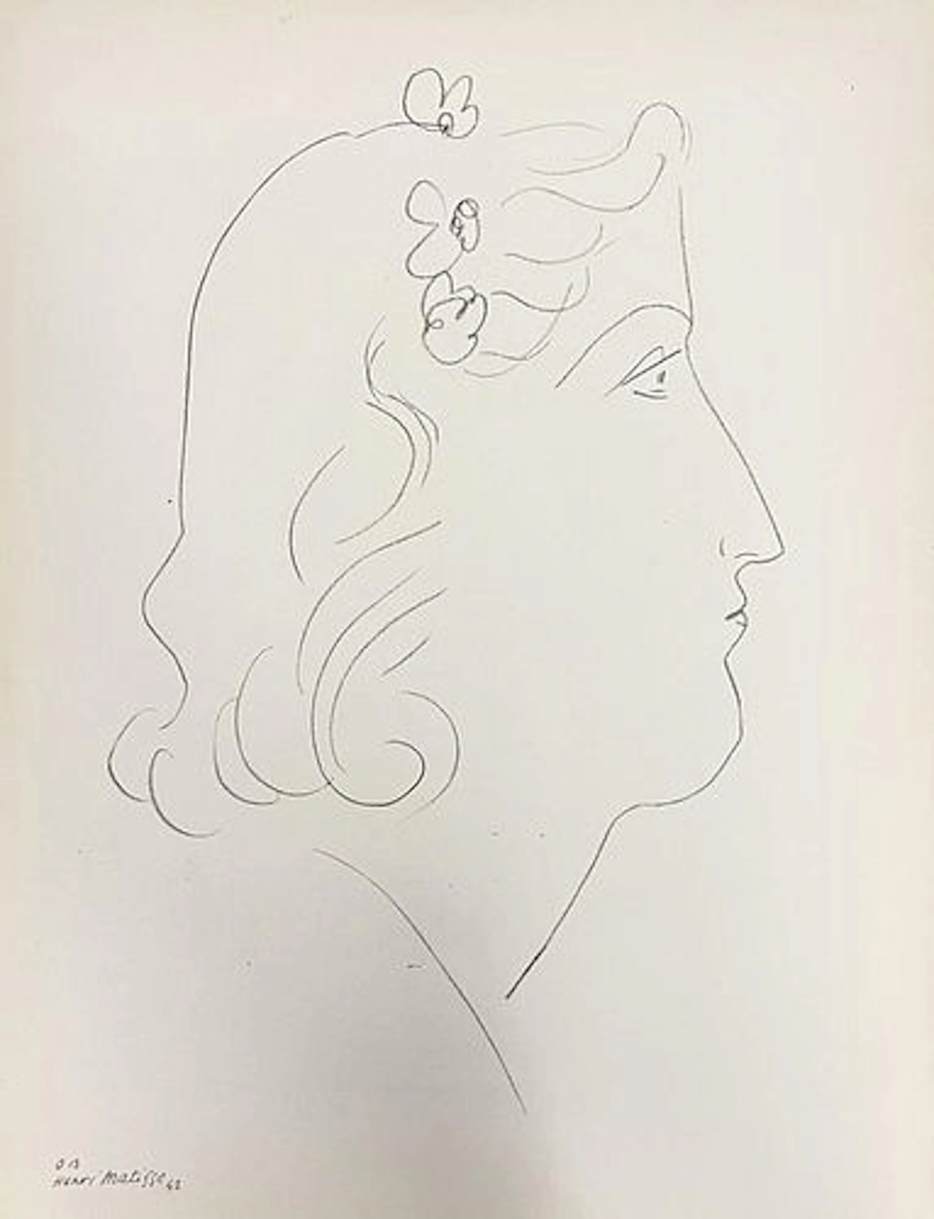 Henri Matisse (After) - Untitled (Portrait of Woman)