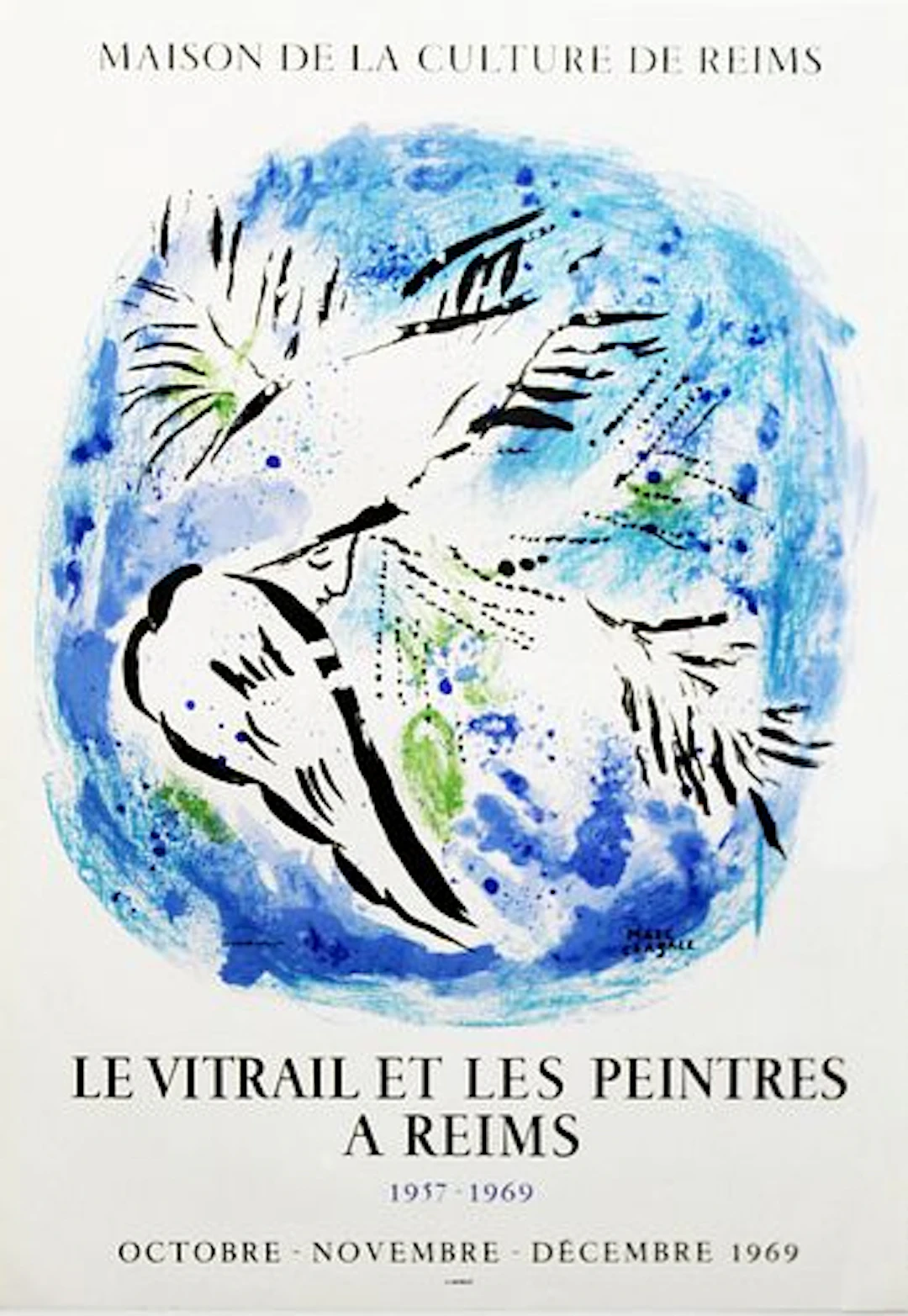 Marc Chagall - Maison de la Culture de Reims - Le Vitrail et les Peintres