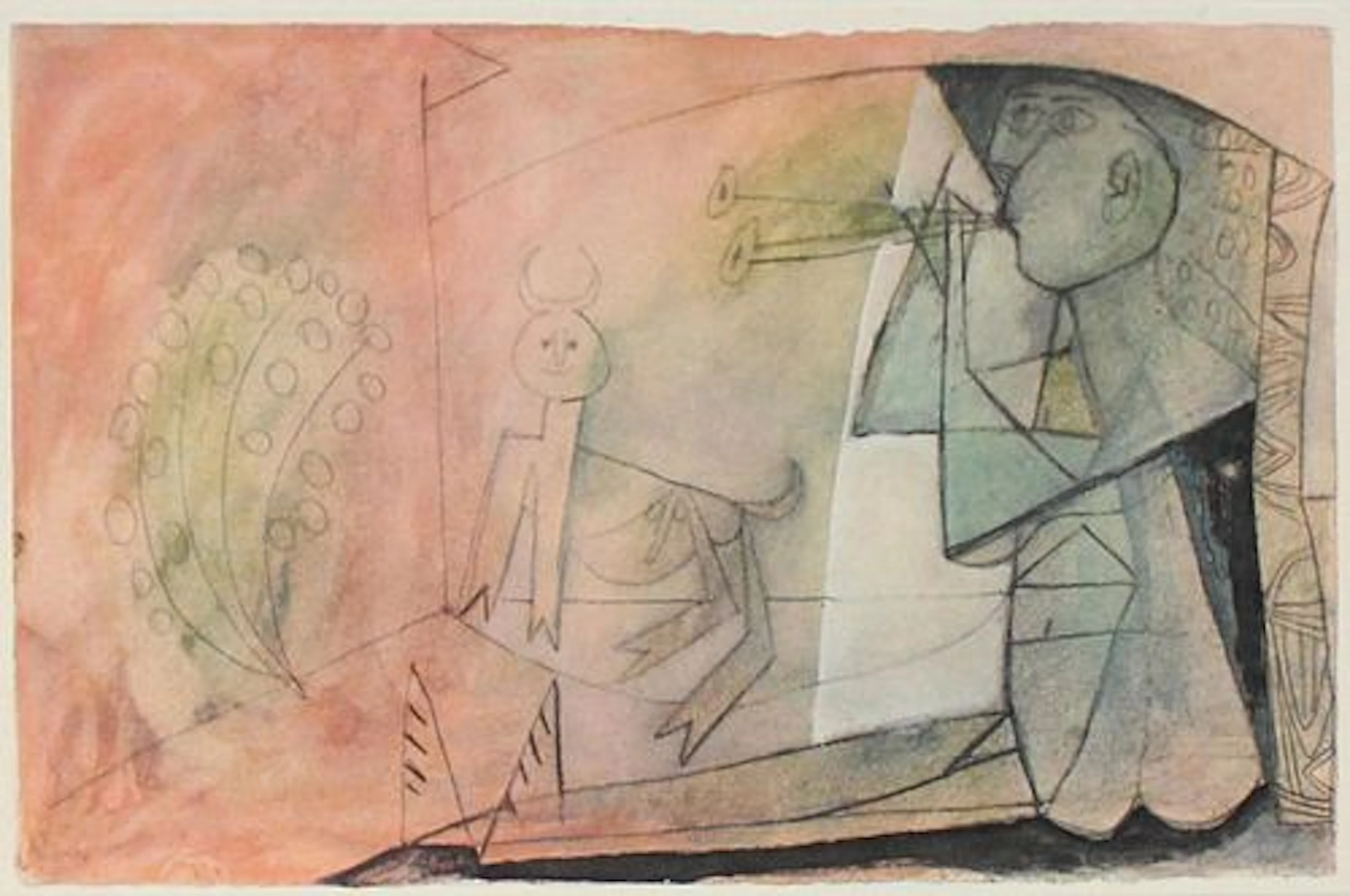 Pablo Picasso - Untitled (Double Flute II)