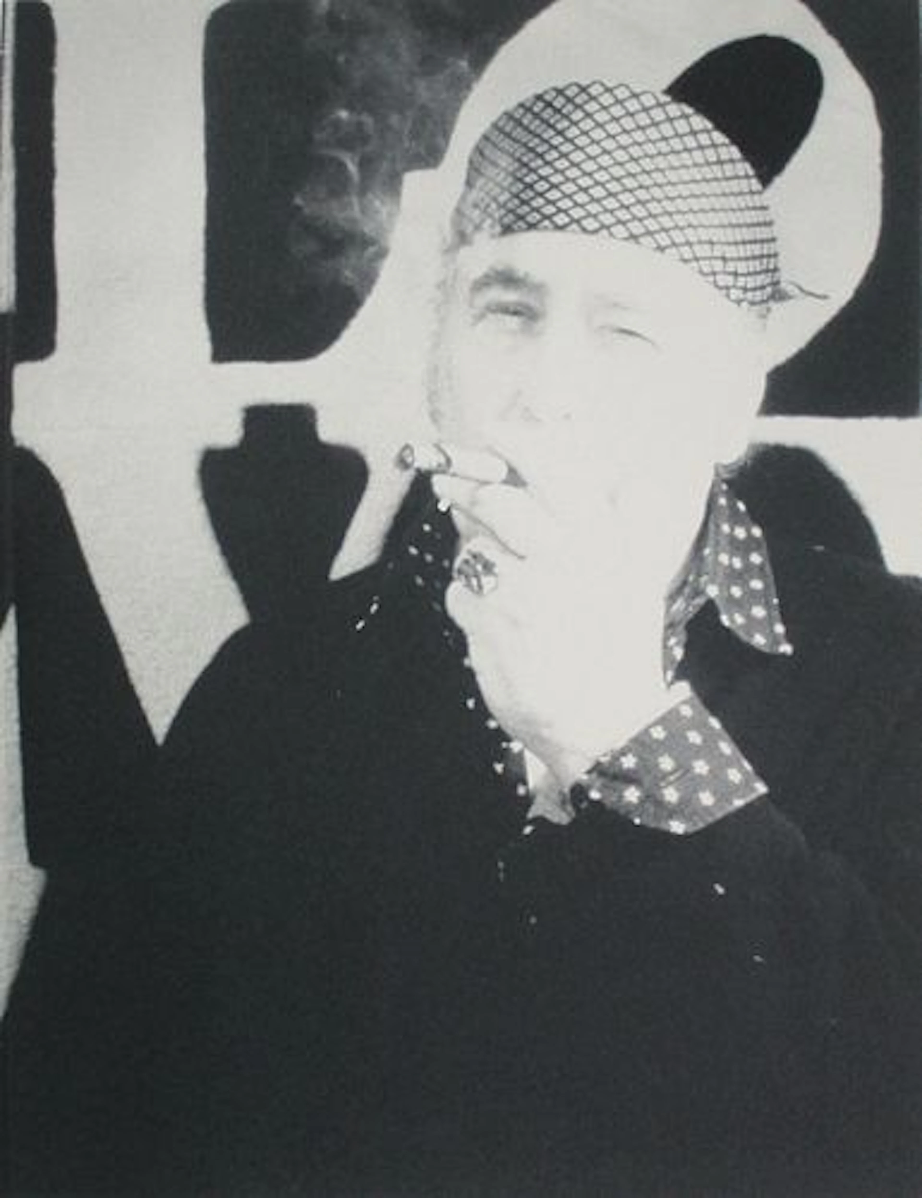 Robert Indiana - Portrait with Love and a Cigar