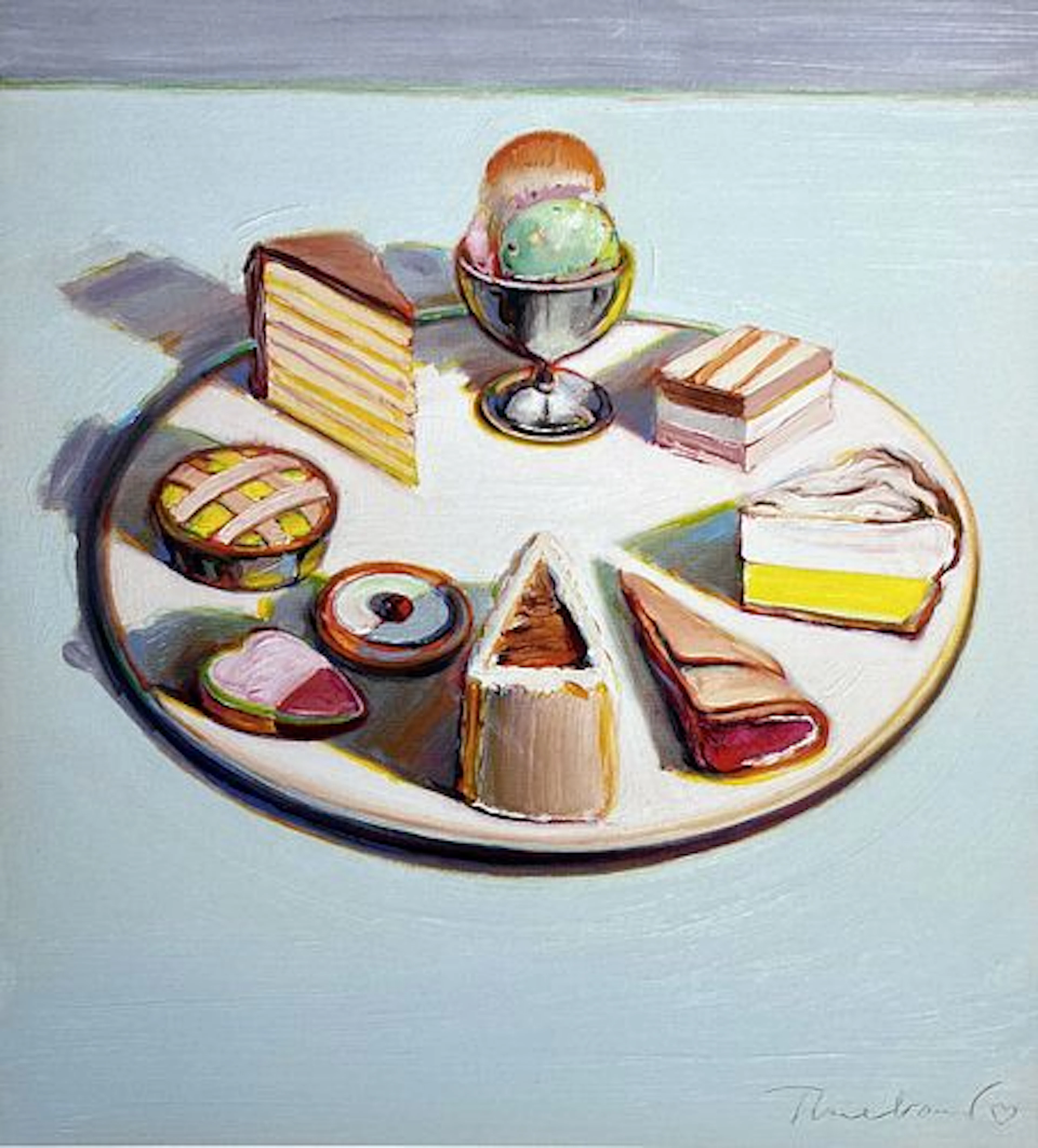Wayne Thiebaud - Desert Circle