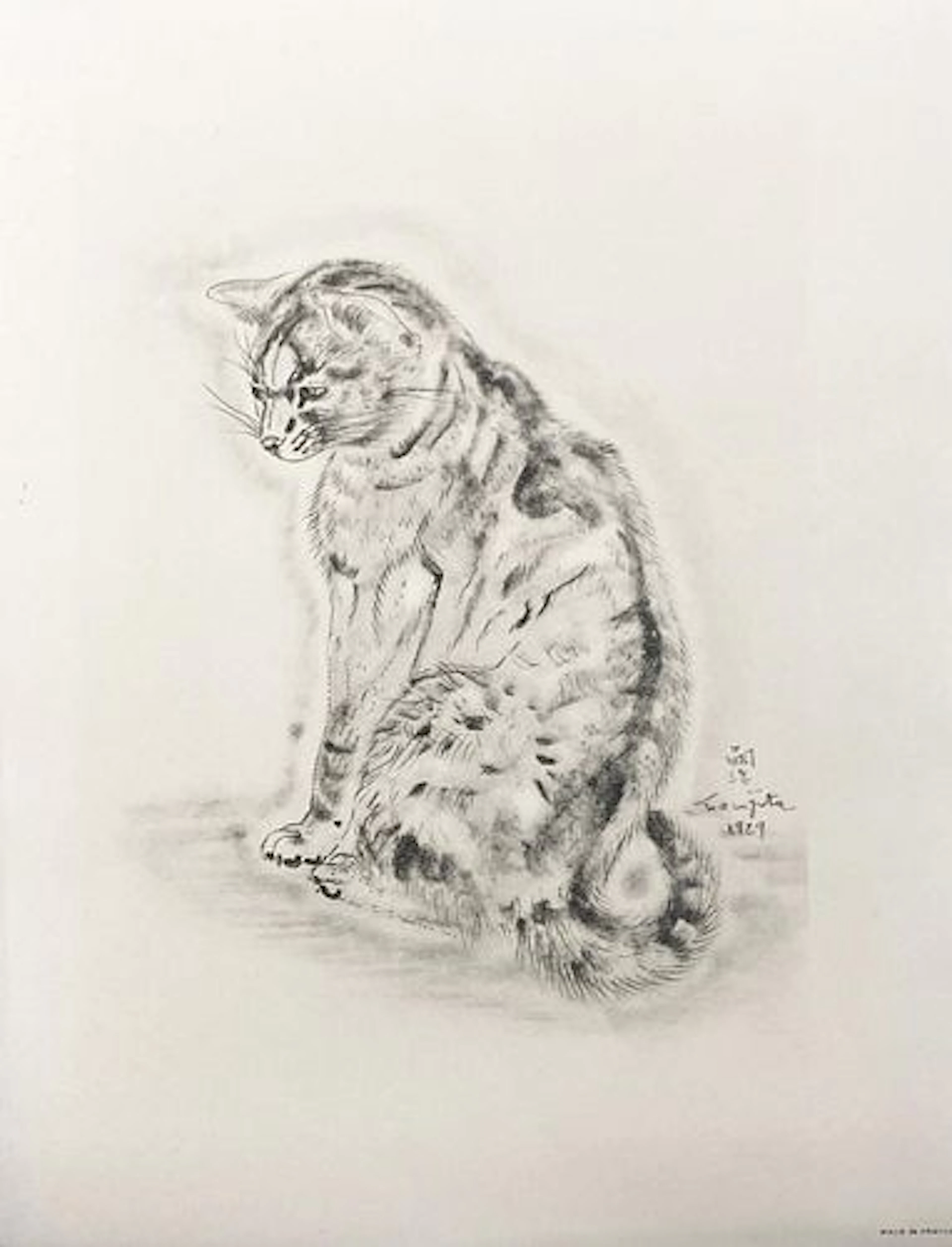 Tsuguharu Foujita - Cats III