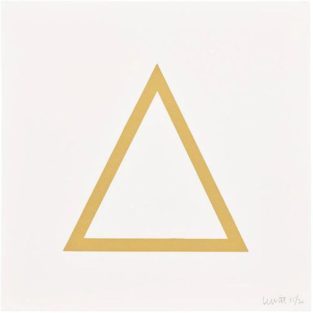 Sol LeWitt - Plate 7 (from Five Geometric Figures in Five Colors)