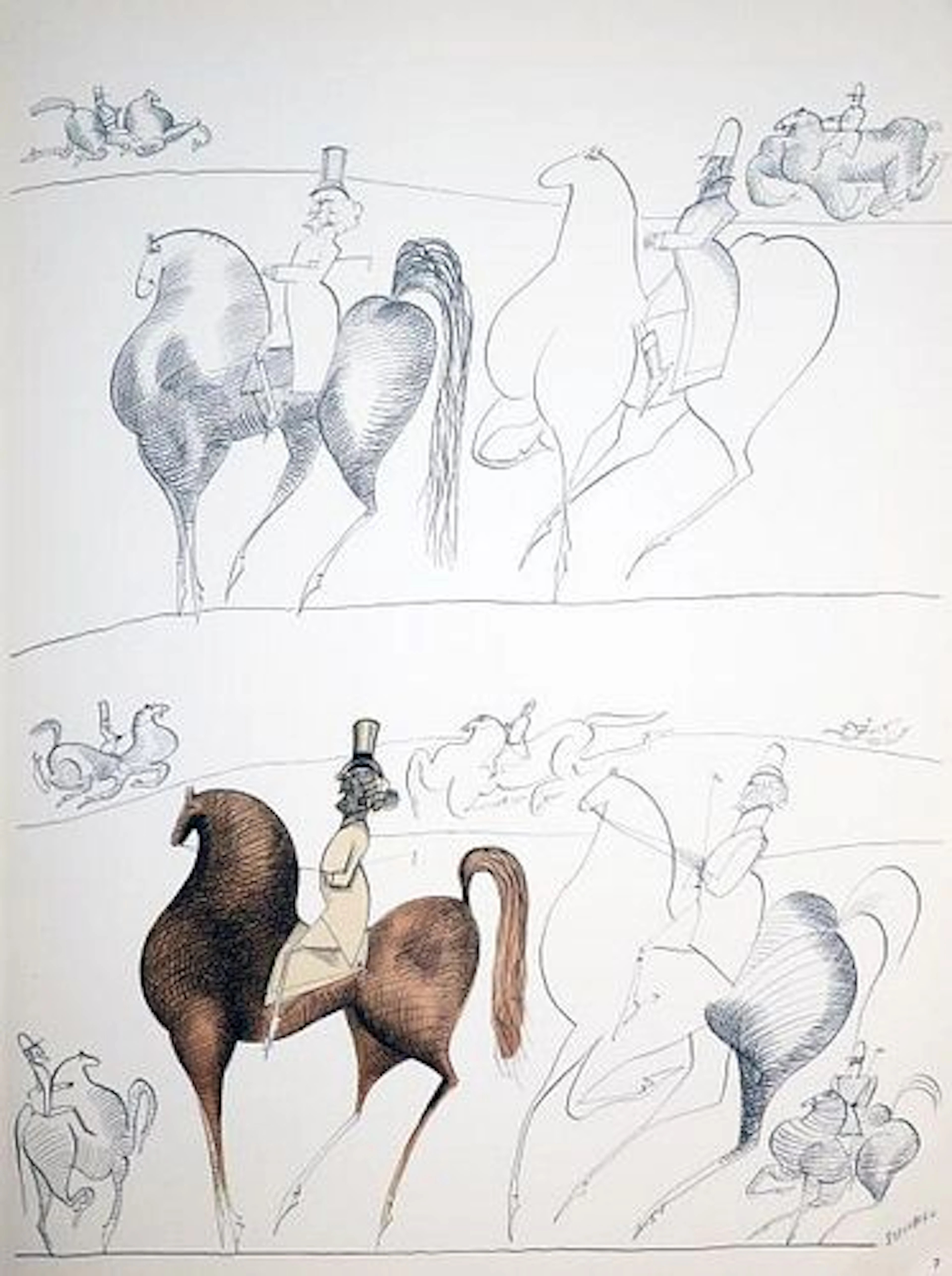 Saul Steinberg - Paddock III