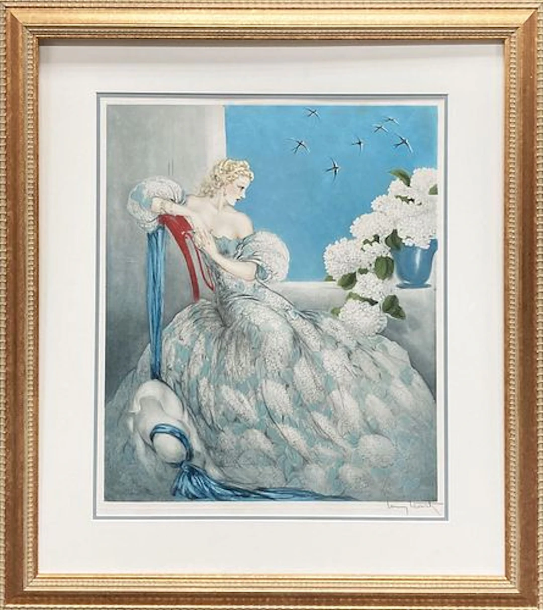 Louis Icart - Symphony in Blue