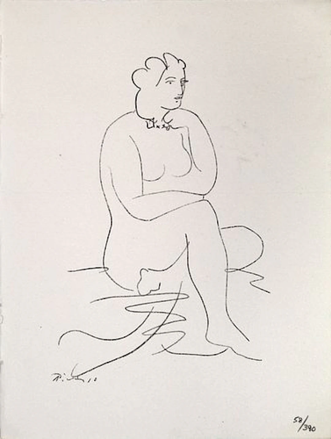 Pablo Picasso - Untitled from ""La Faucille et la Lavande""