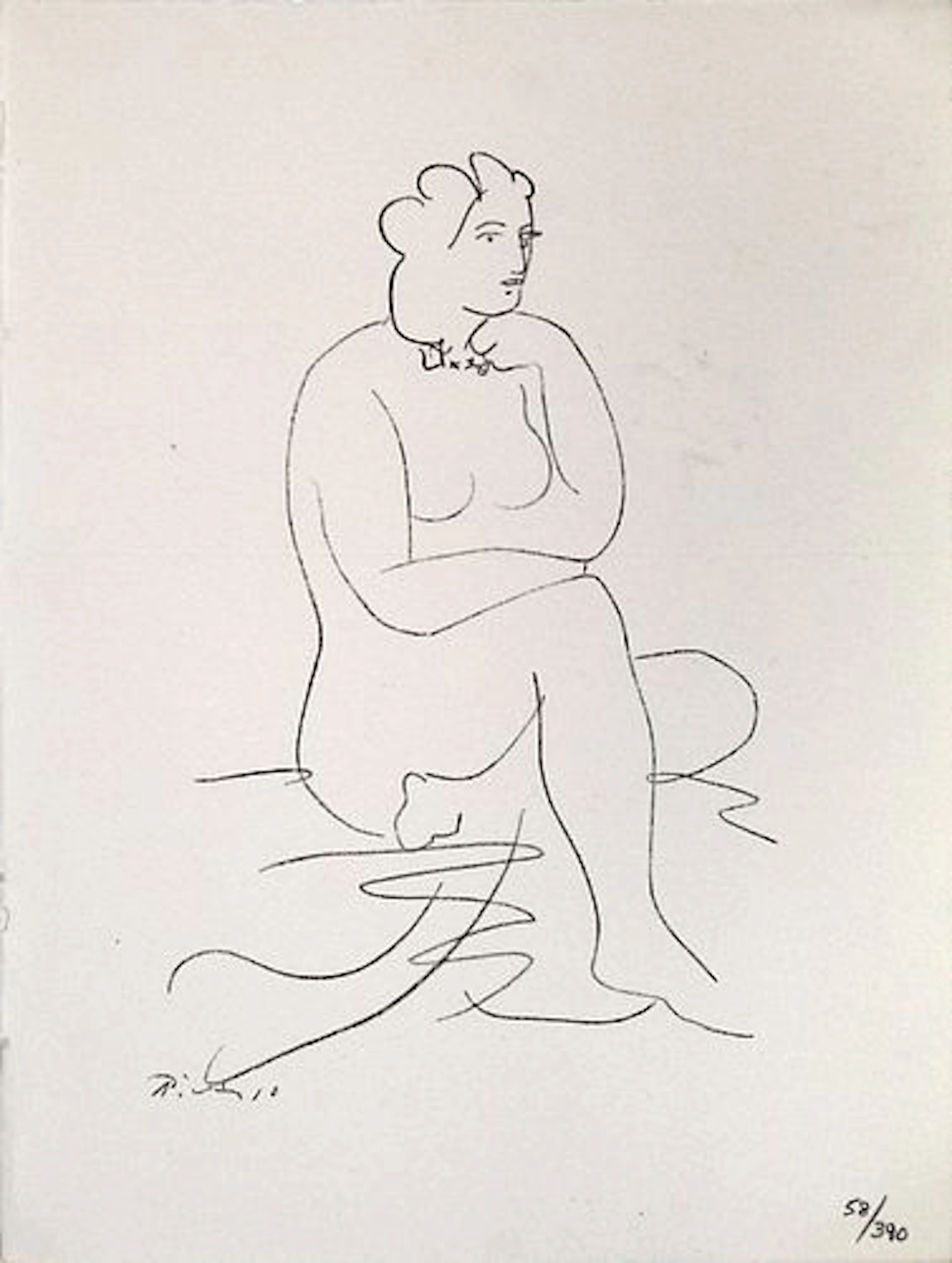 Pablo Picasso - Untitled from ""La Faucille et la Lavande""