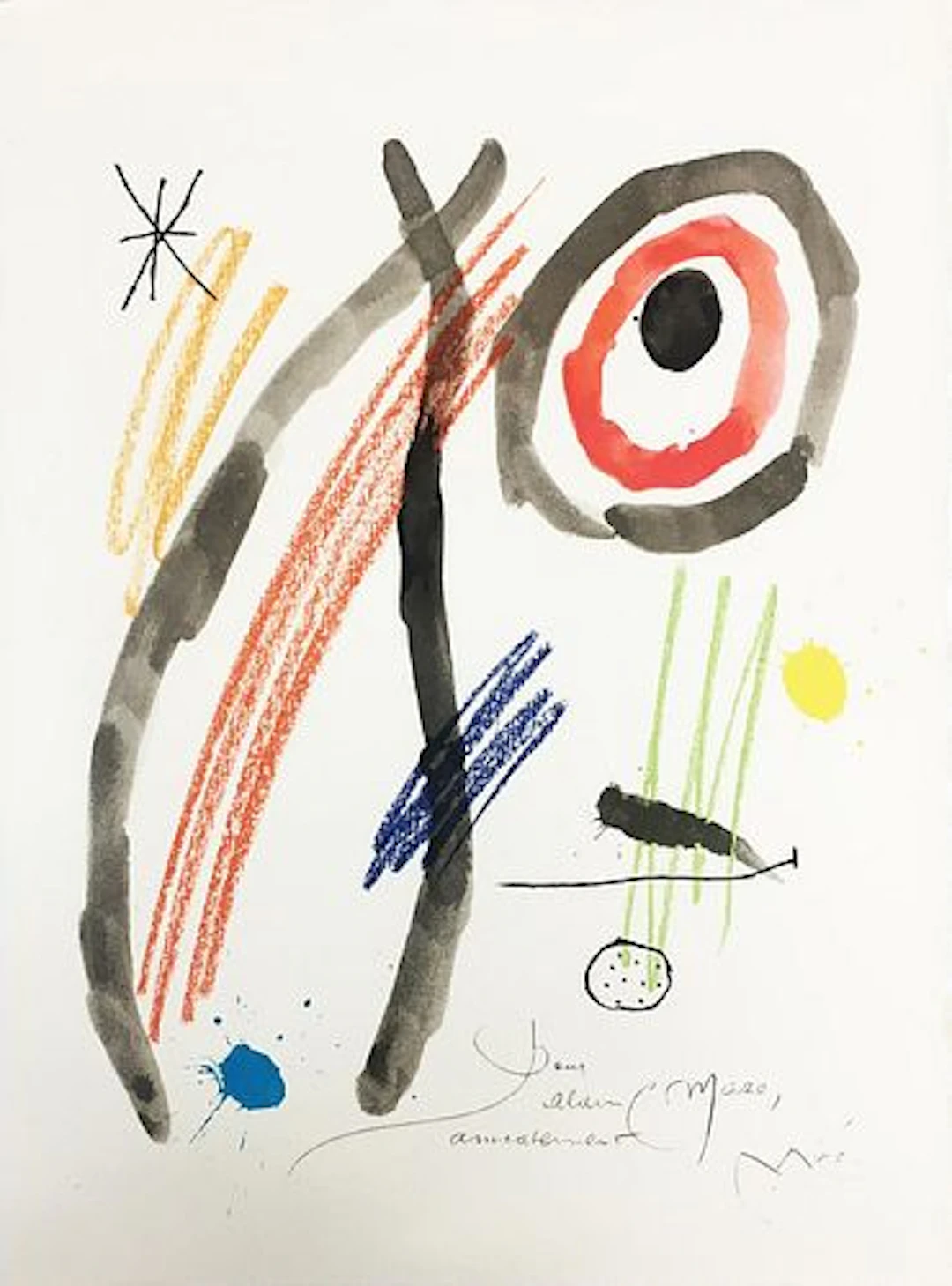 Joan Miro (After) - Pour M Mazo