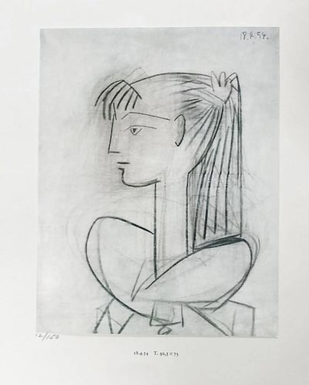 Pablo Picasso - 18.4.54
