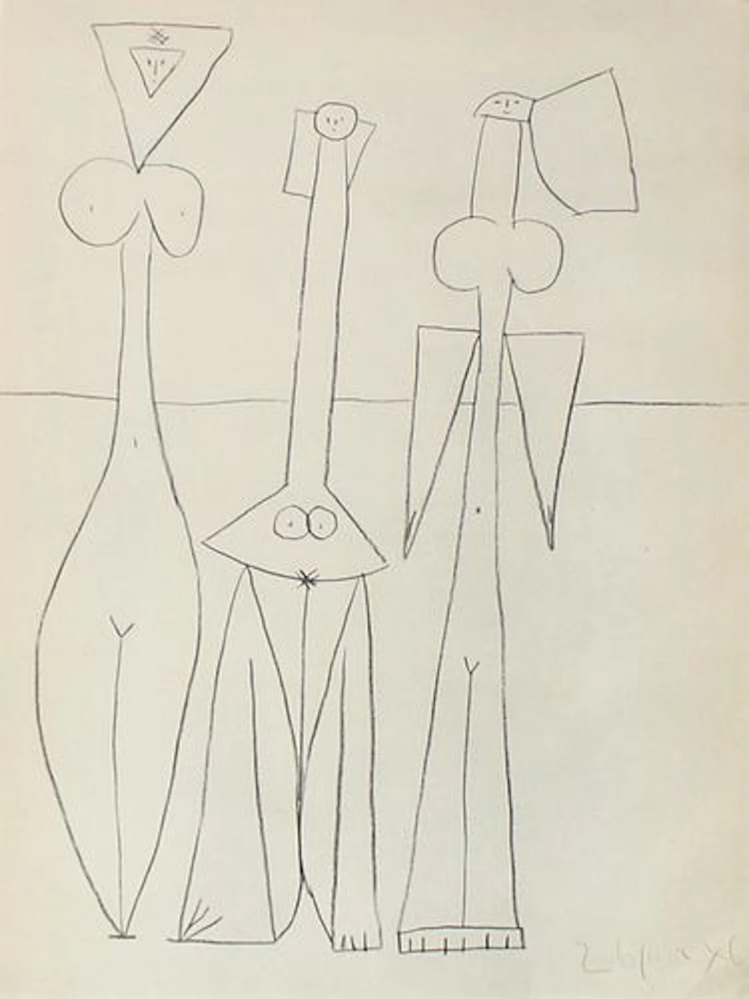 Pablo Picasso - Untitled (Three Women)