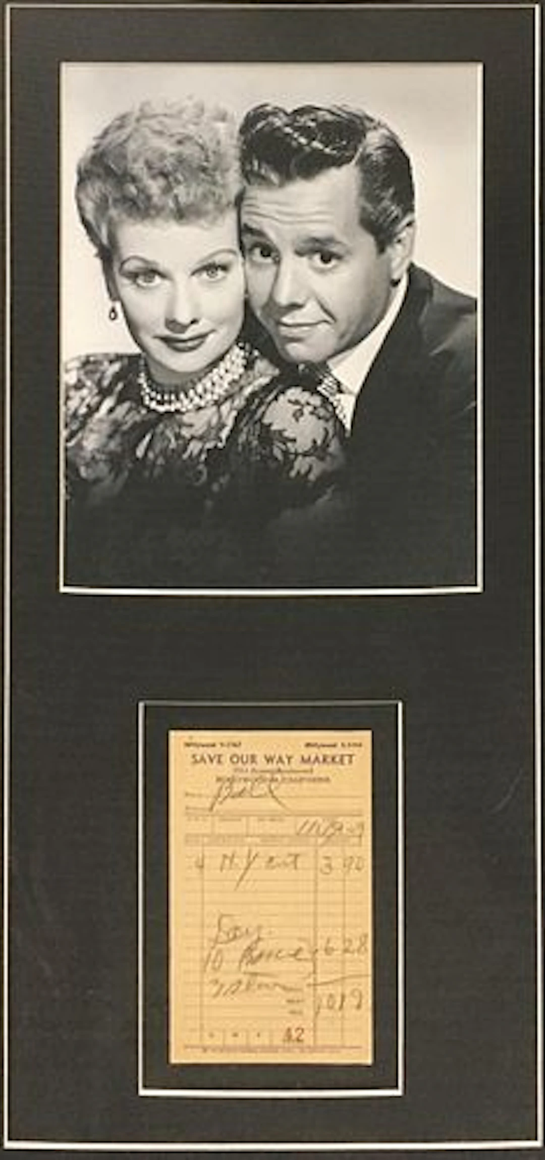Lucille Ball and Desi Arnaz - Lucy Desi and Signed