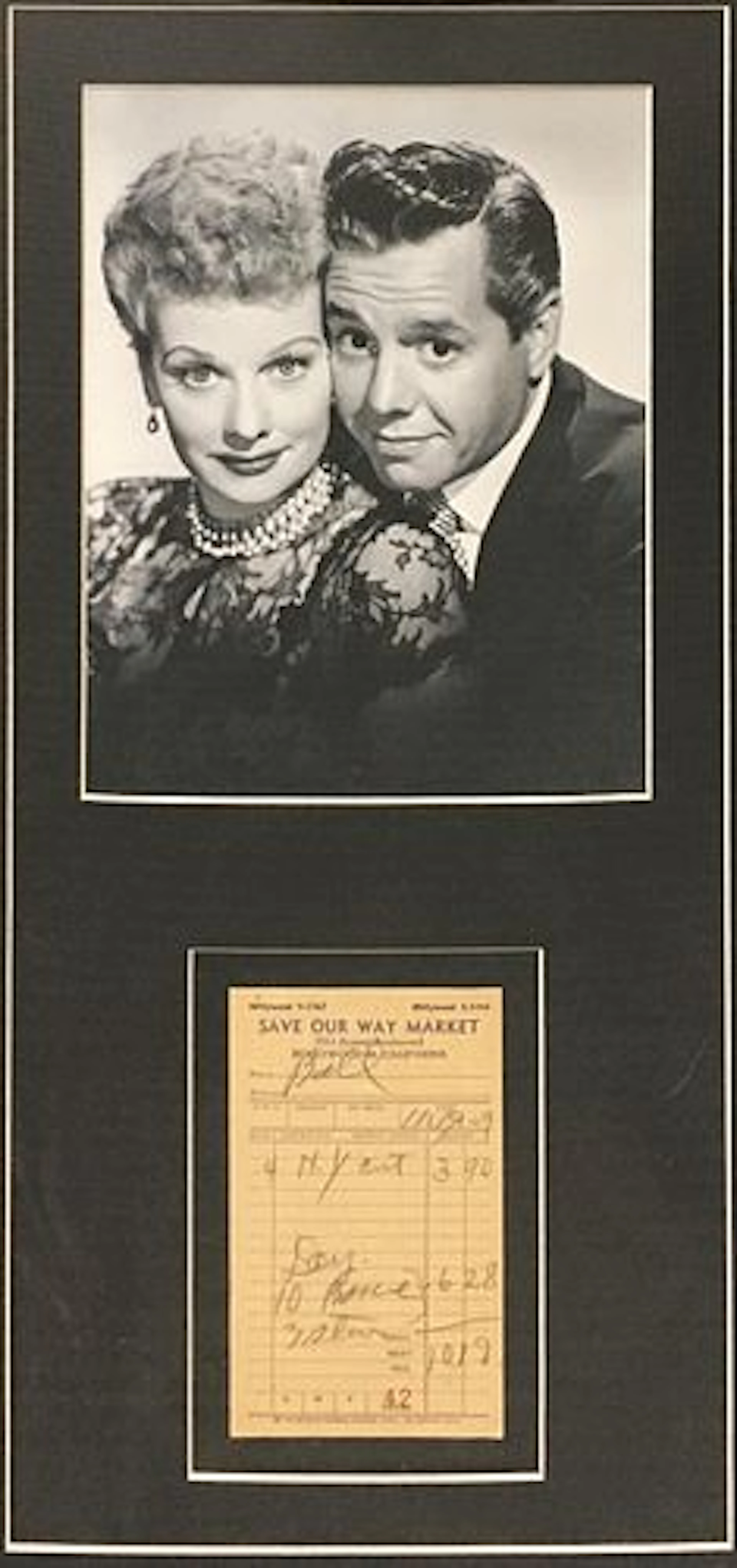 Lucille Ball and Desi Arnaz - Lucy Desi and Signed