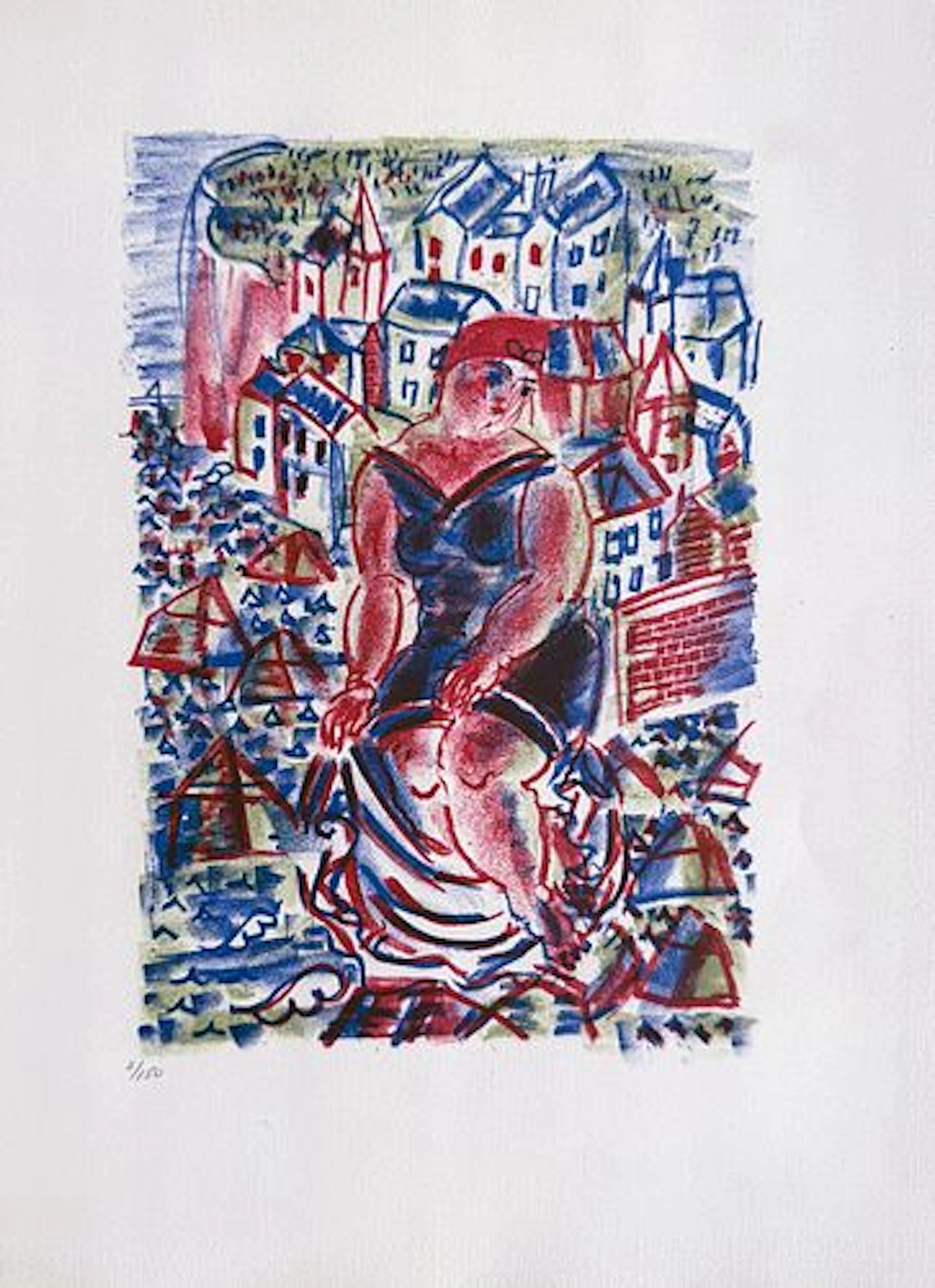 Raoul Dufy - Untitled Lithograph from ""Eloge De Raoul Dufy""
