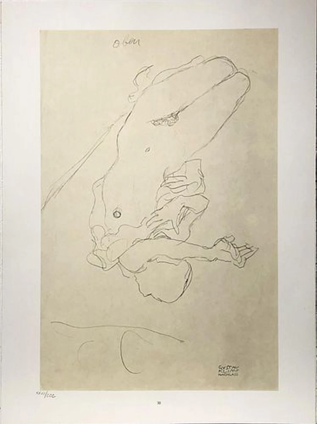 Gustav Klimt (After) - Untitled Study (XXXII)
