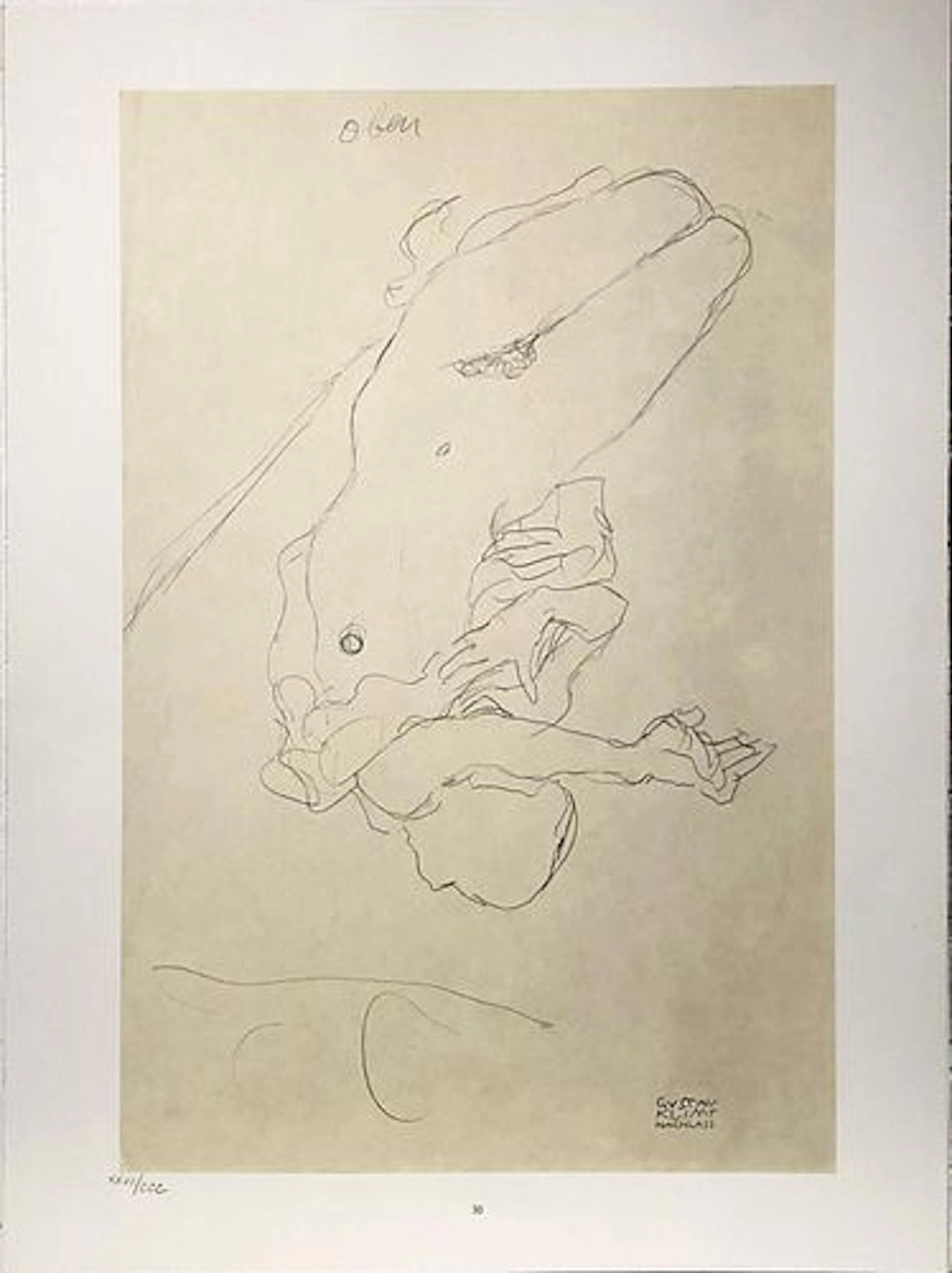 Gustav Klimt (After) - Untitled Study (XXXII)