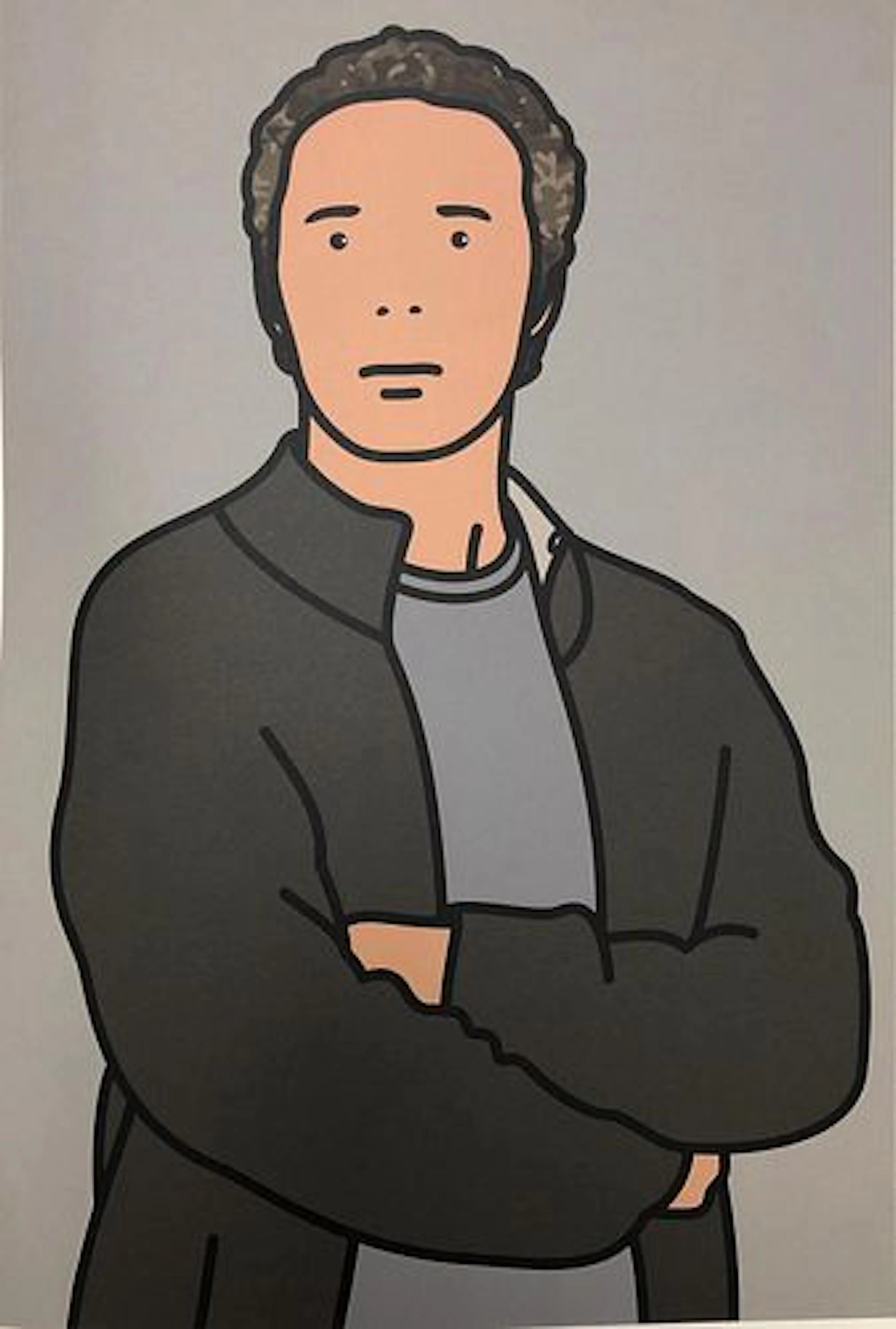 Julian Opie - Julian with Cardigan