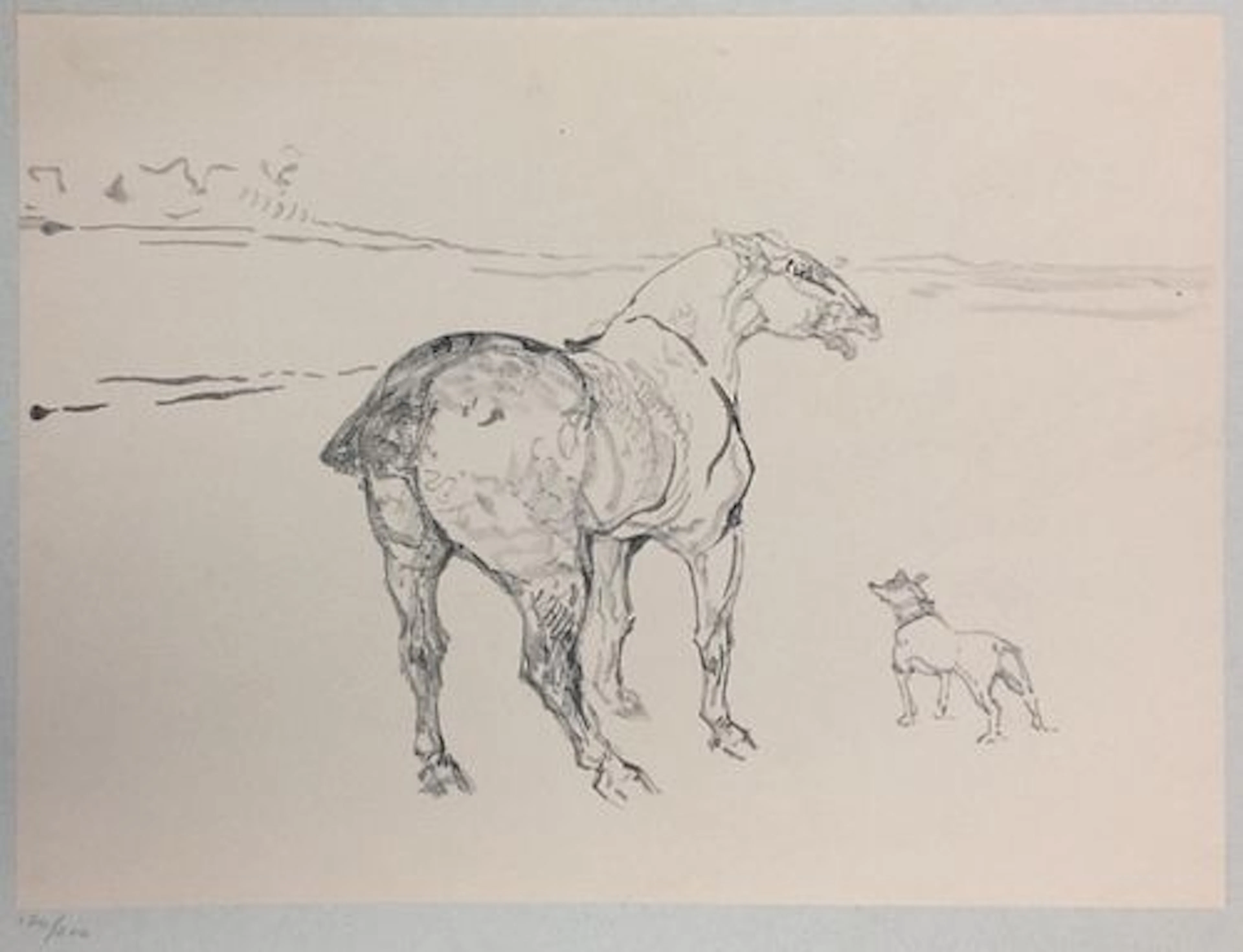 Henri Toulouse-Lautrec - Un Petit Cob et un Fox-Terrier