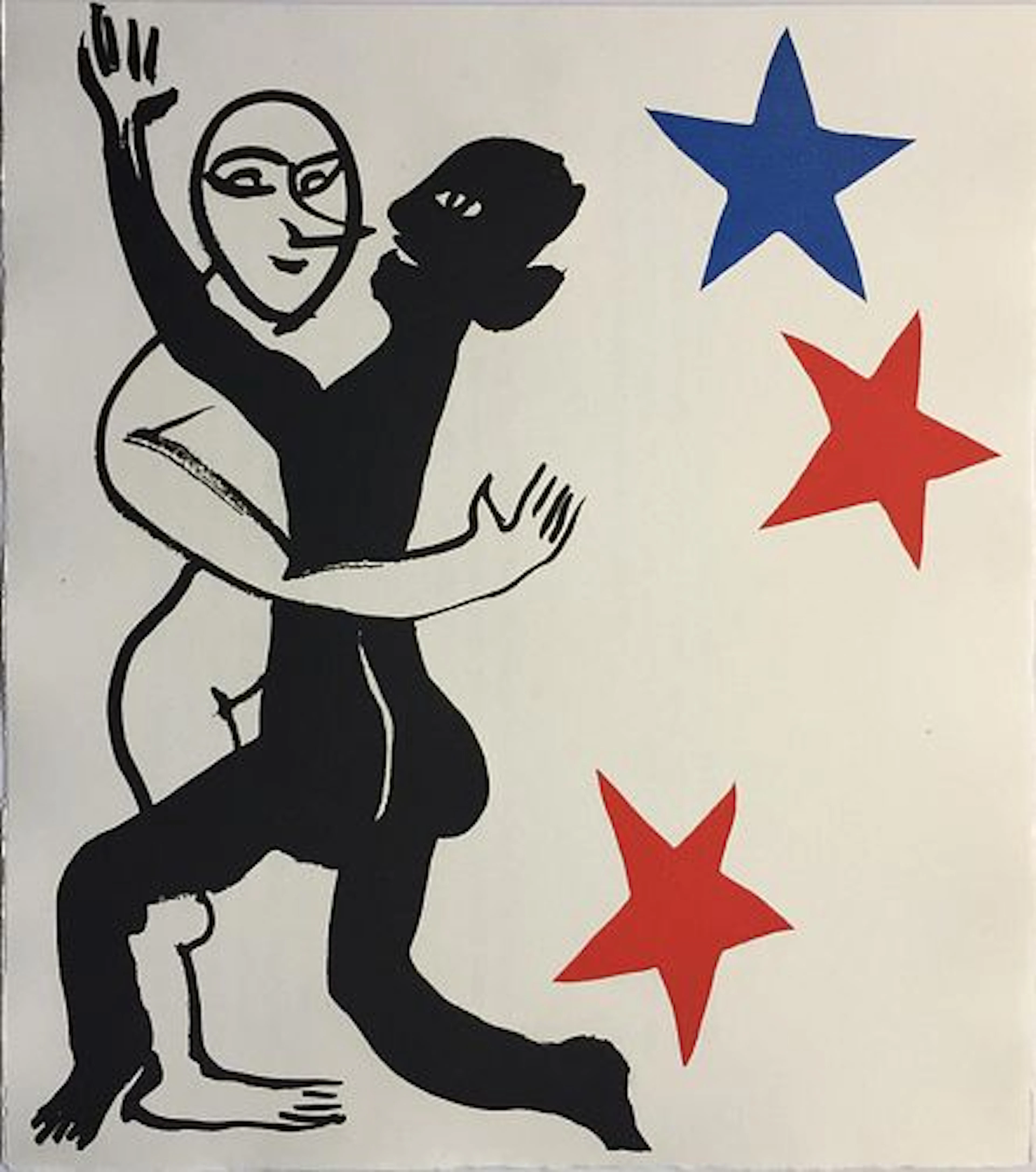 Alexander Calder - Untitled (Couple Under Stars)