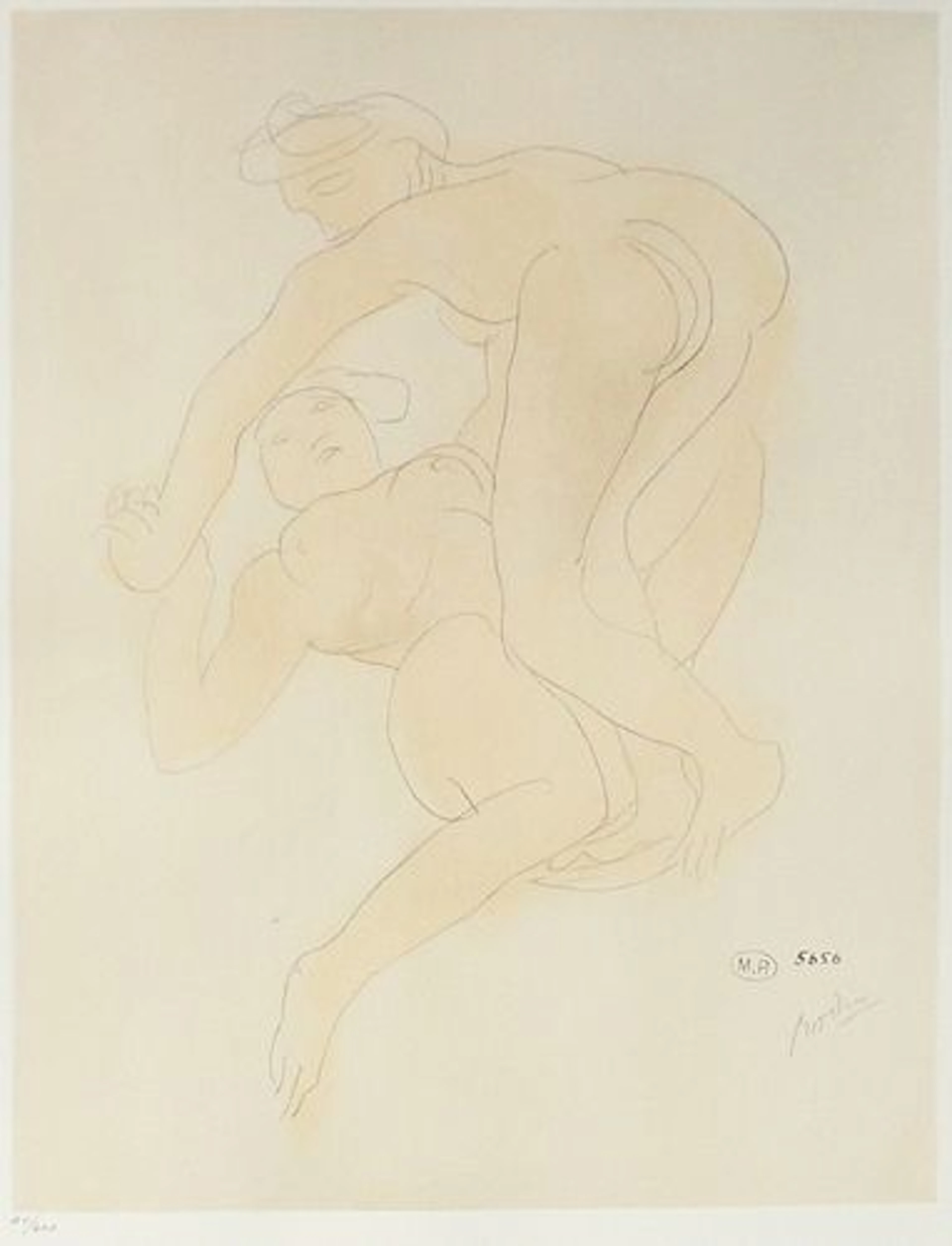 Auguste Rodin - Aquarelle II