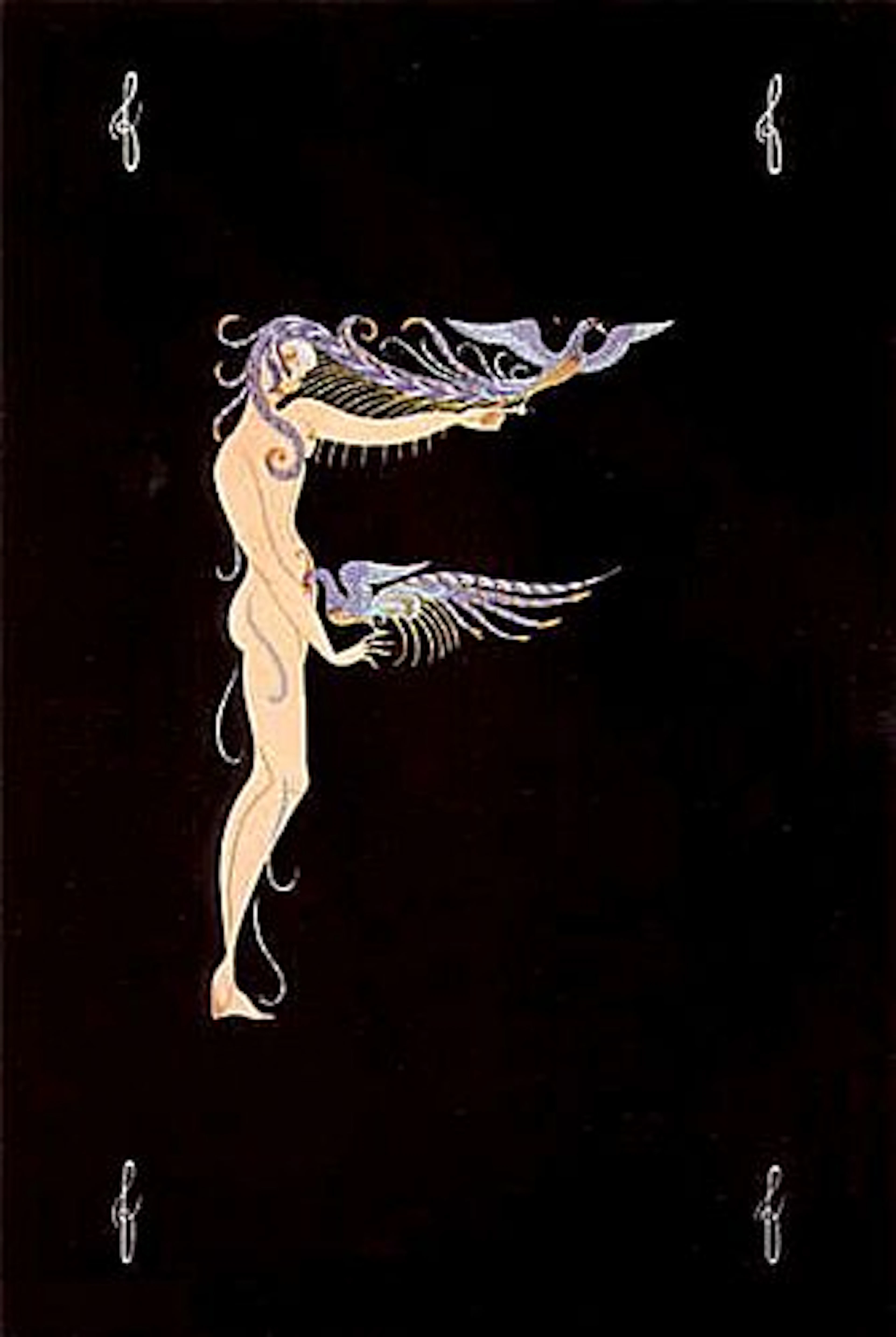 Erte - The Letter F