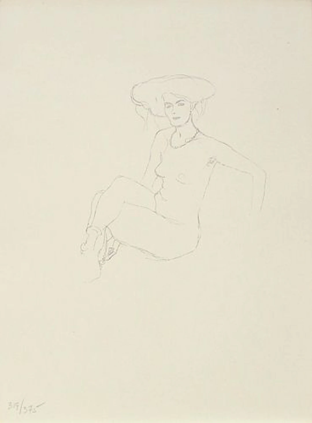 Gustav Klimt (After) - Untitled XVII
