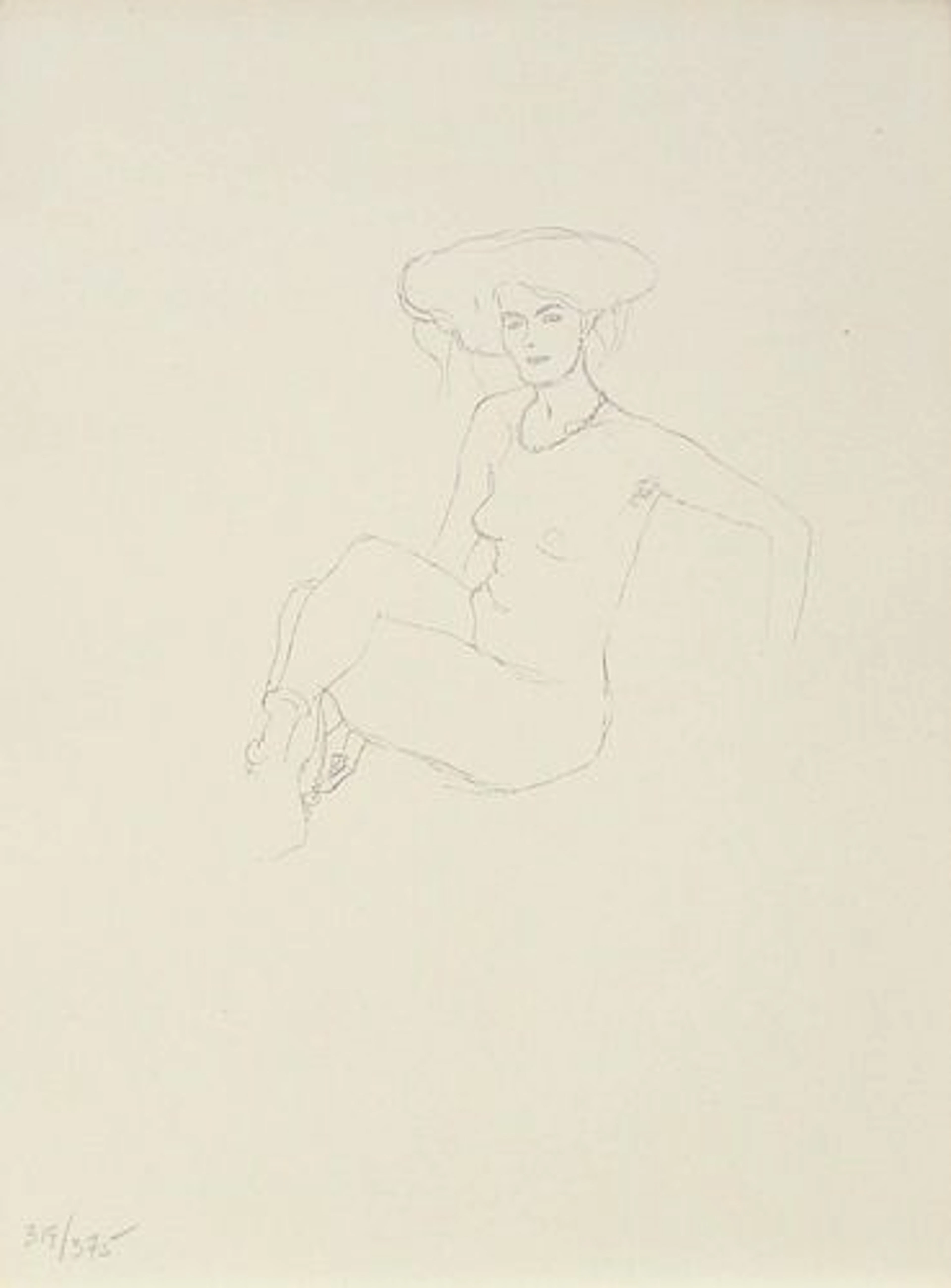 Gustav Klimt (After) - Untitled XVII