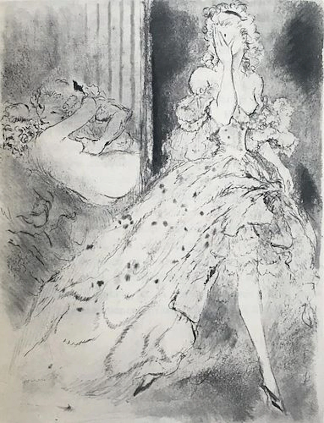 Louis Icart - Sneak a Peak