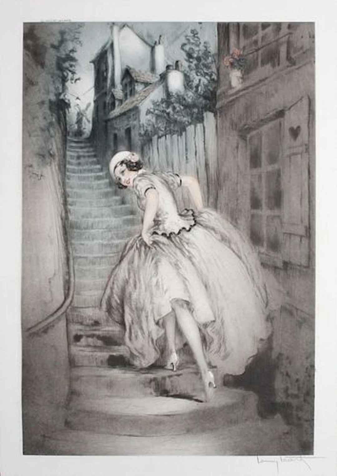 Louis Icart - Charm of Montmartre