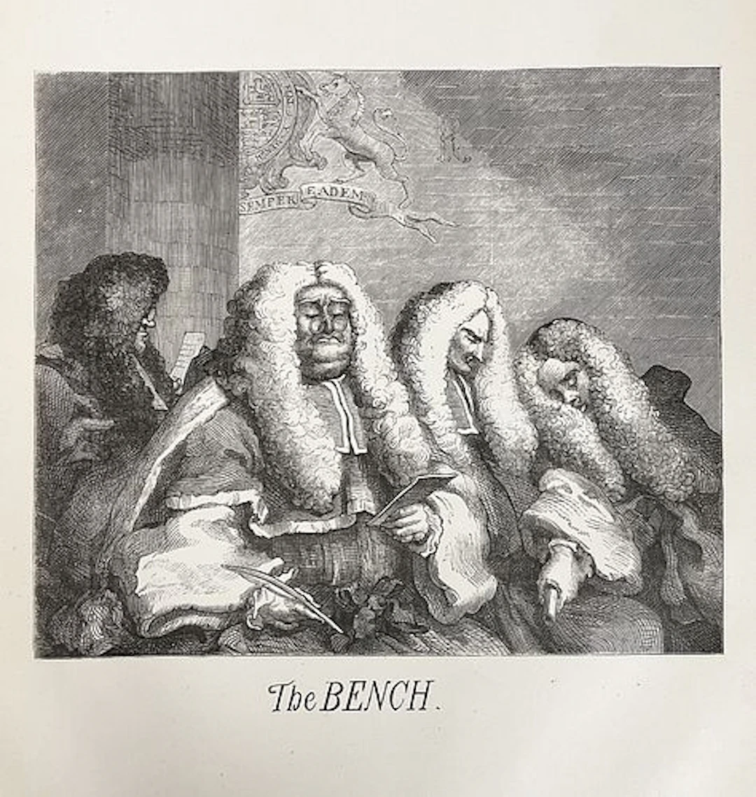 William Hogarth - The Bench