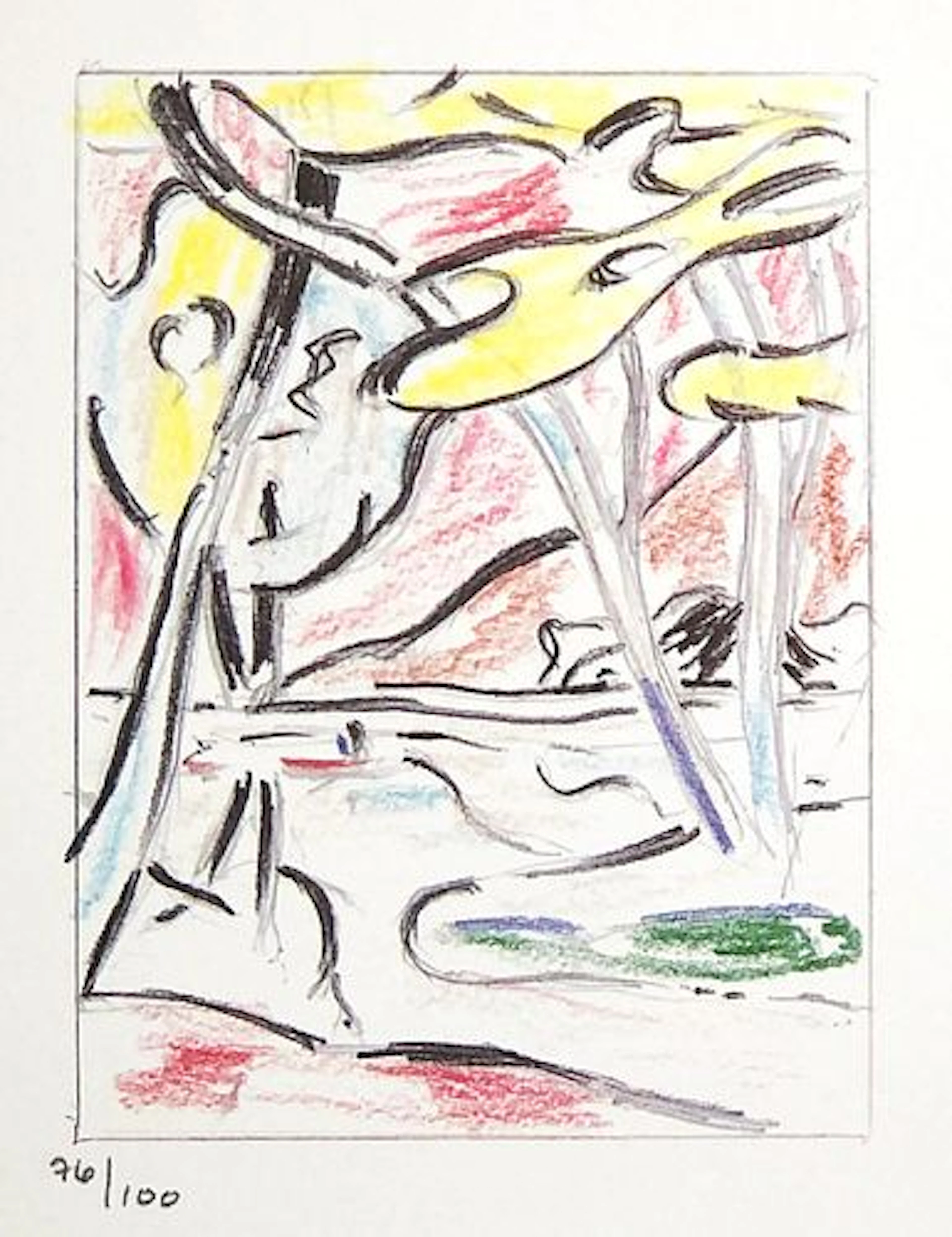 Roy Lichtenstein - River Through the Woods