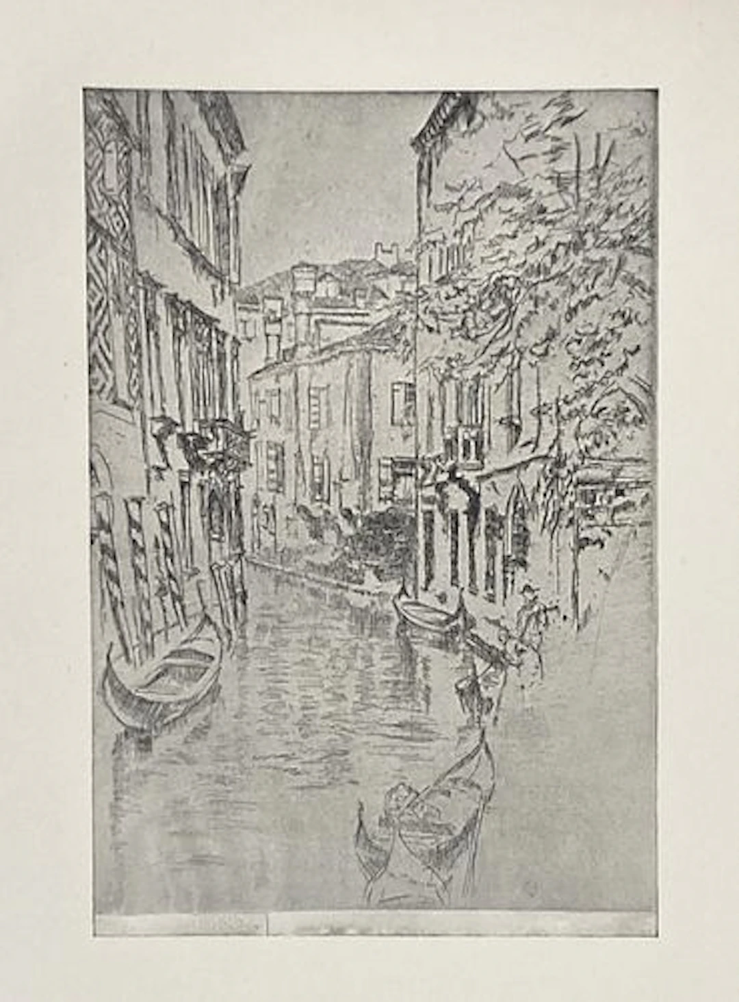 James McNeill Whistler (After) - Quiet Canal
