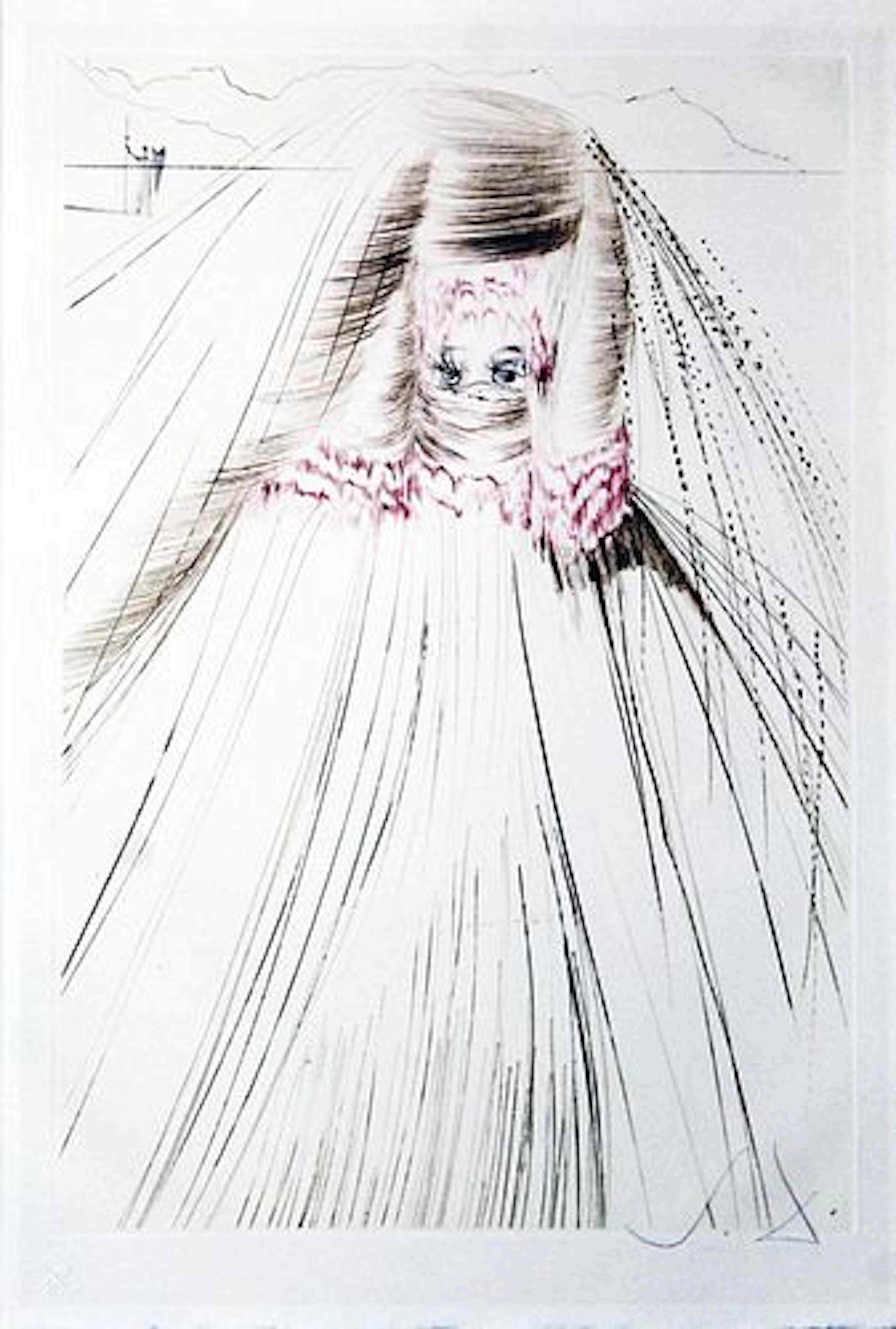 Salvador Dali - The Queen with Silk Tunic