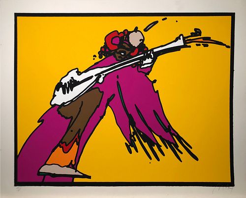 Peter Max - Jimi Hendrix