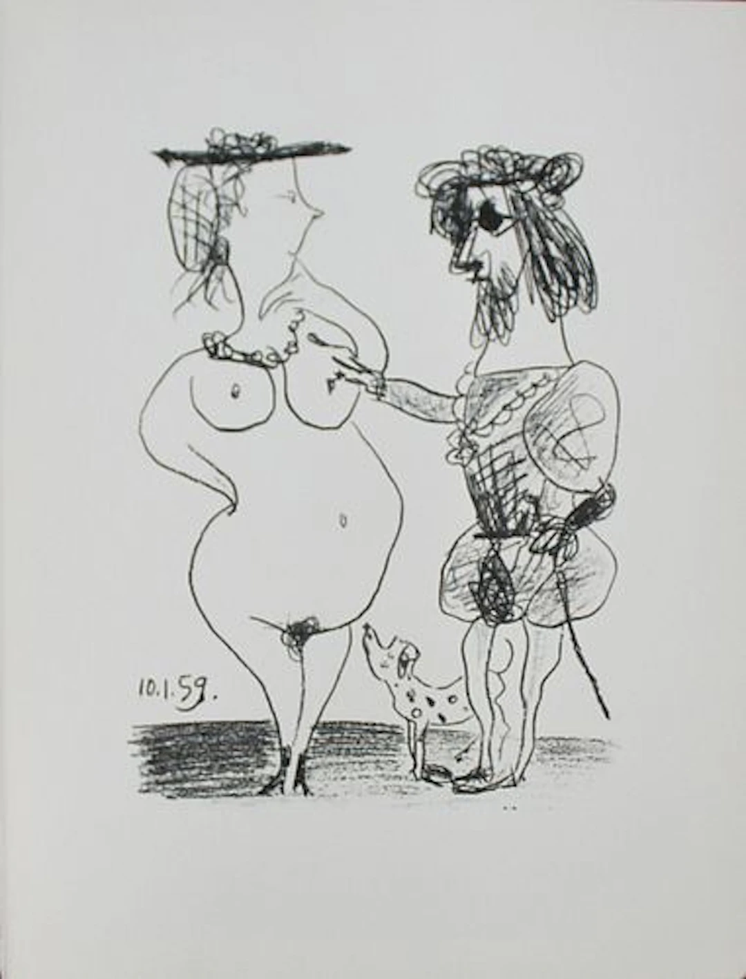 Pablo Picasso - Le Seigneur et la Dame (M. 322)