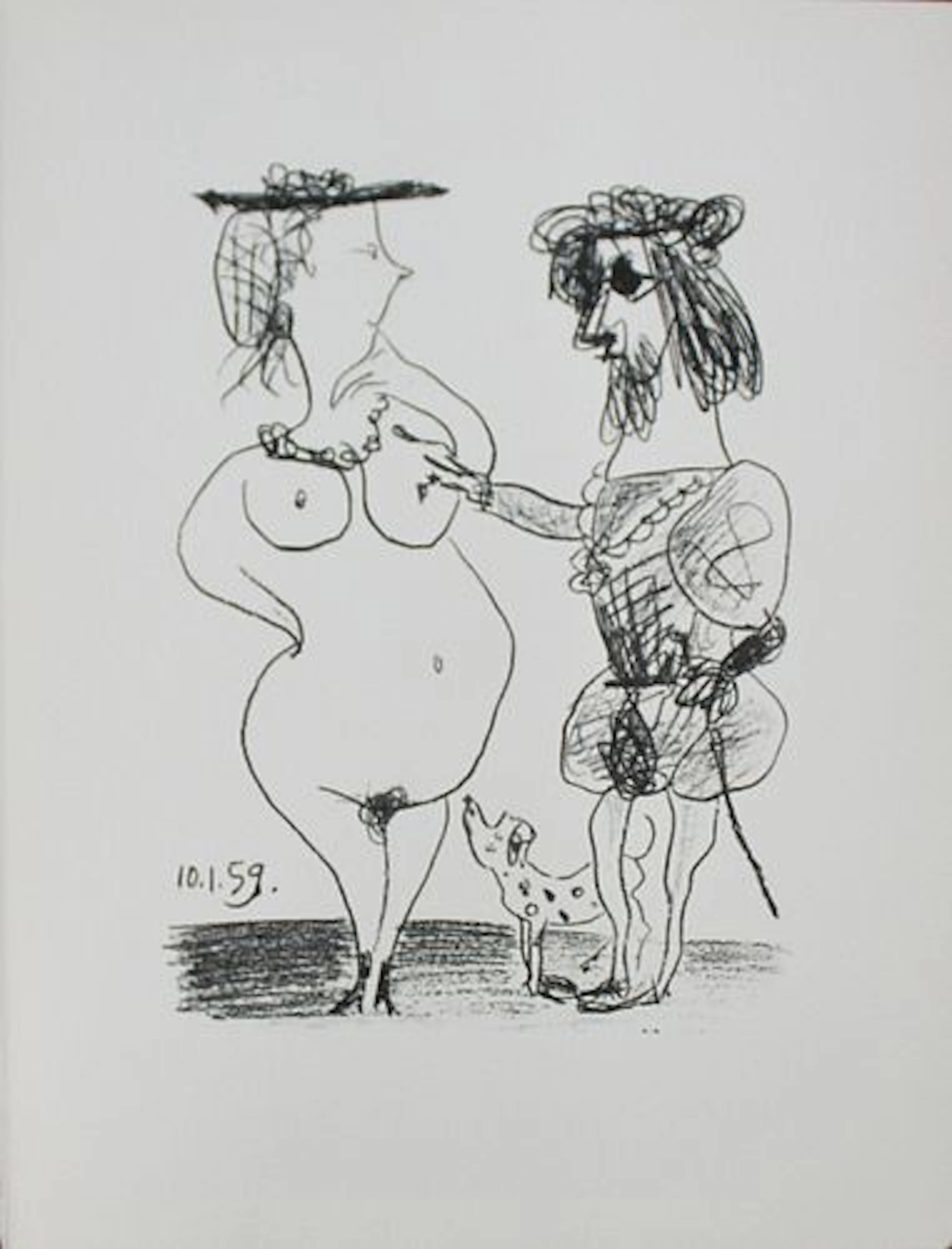 Pablo Picasso - Le Seigneur et la Dame (M. 322)