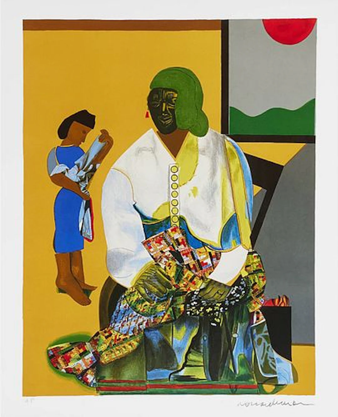 Romare Bearden - Mecklenburg Autumn