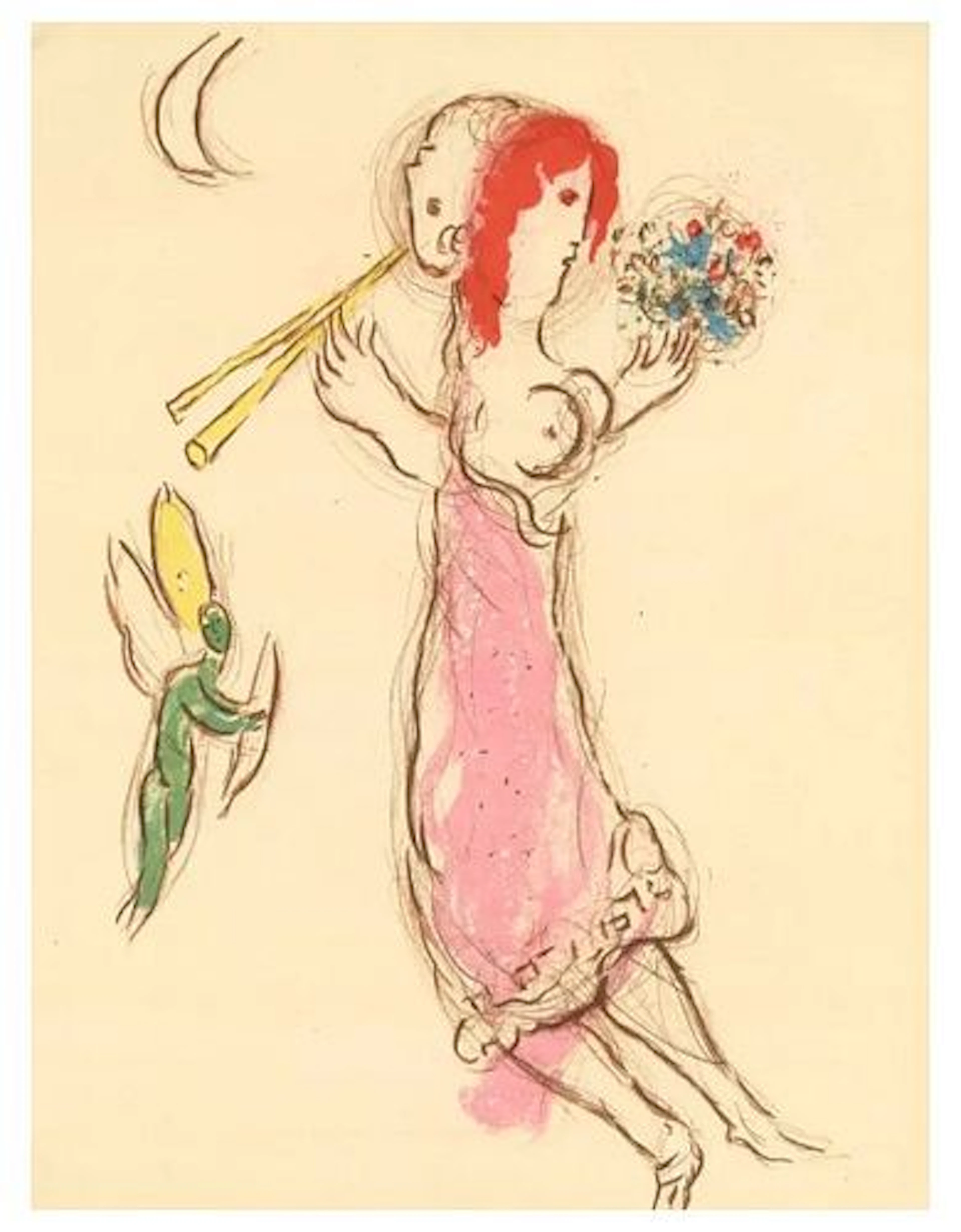 Marc Chagall - Daohnis et Chloe