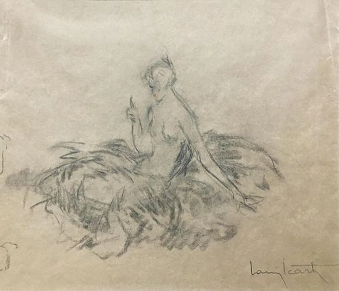 Louis Icart - Singing Lesson Maquette